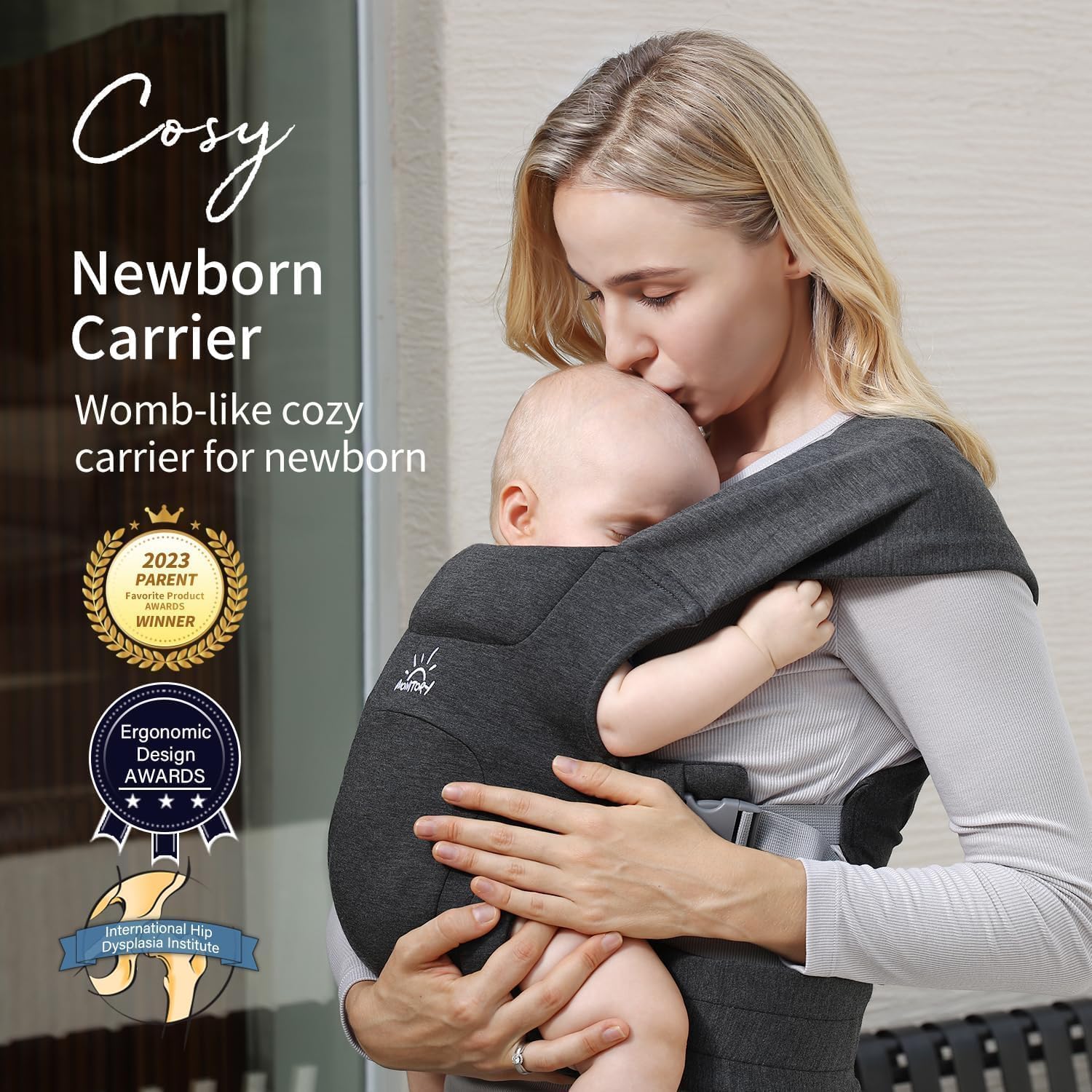 Baby Carrier for Newborns, Ergonomic Hip Seat Carrier thumbnail 2