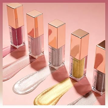 Note Cosmetics Crystalized Liquid Eyeshadow Likit Metalik Göz Farı, 04 Pink Bouquet