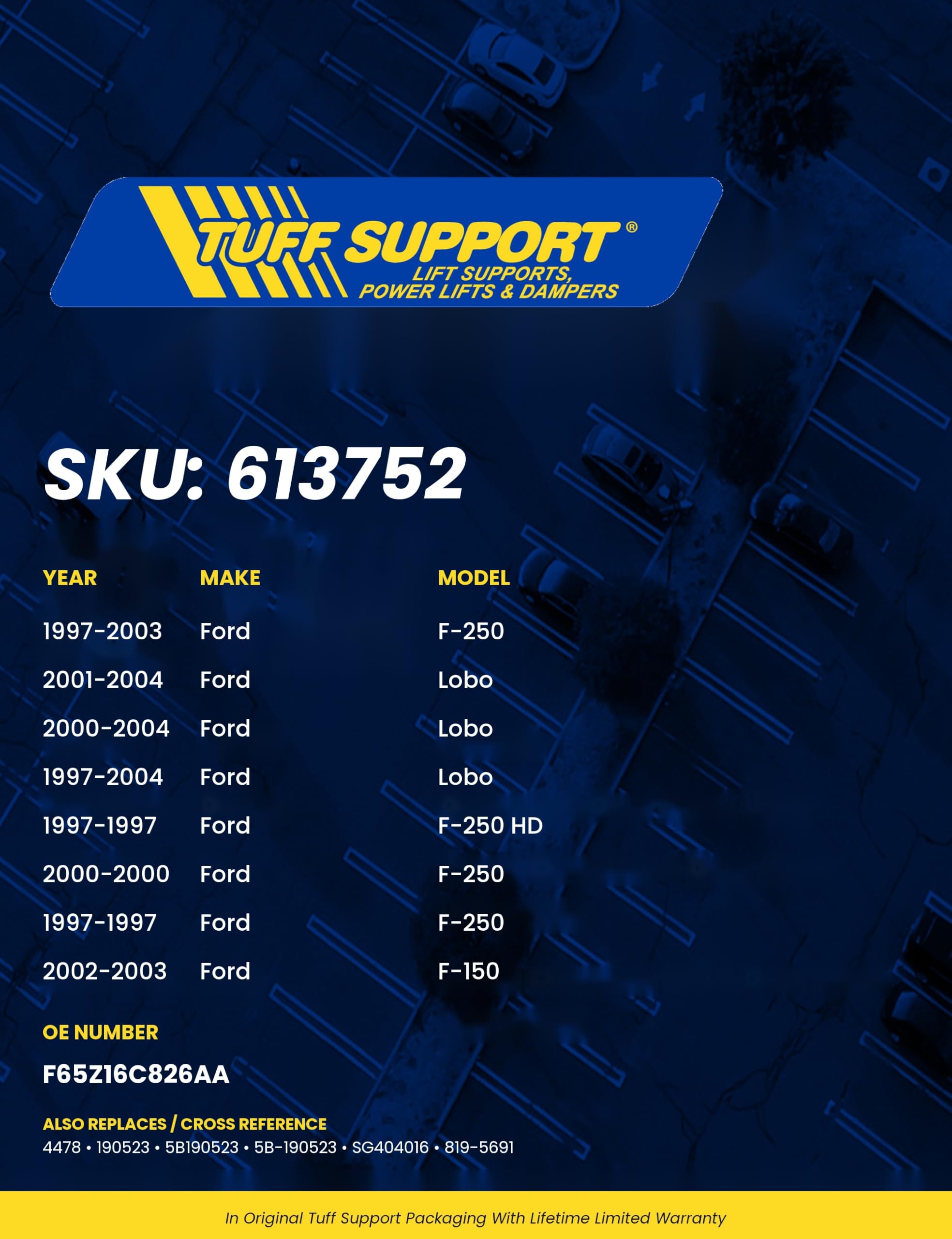 2 sztuki (zestaw) podnośnik do kaptura od 1997 do 2002 Ford Expedition 1997 do 2004 Ford F-250 i Ford F-150 XLT Brak Super Duty (33.78 cm EXT)