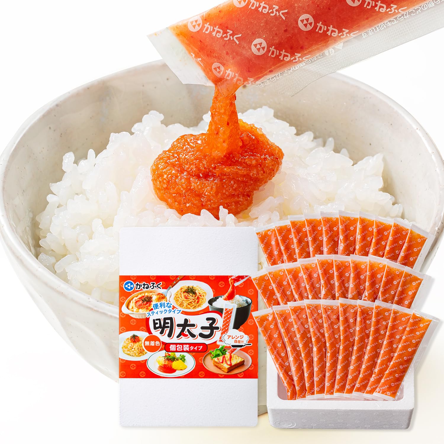 Amazon.co.jp: 【かねふく公式ストア】かねふく 明太子スティック 徳用