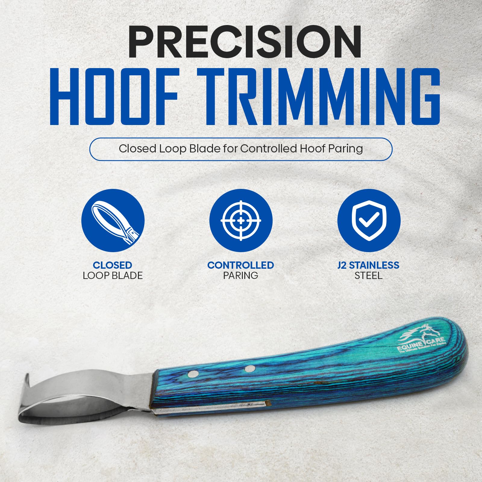 Equine Hoof Knife & Pick - J2 Stainless Steel -2