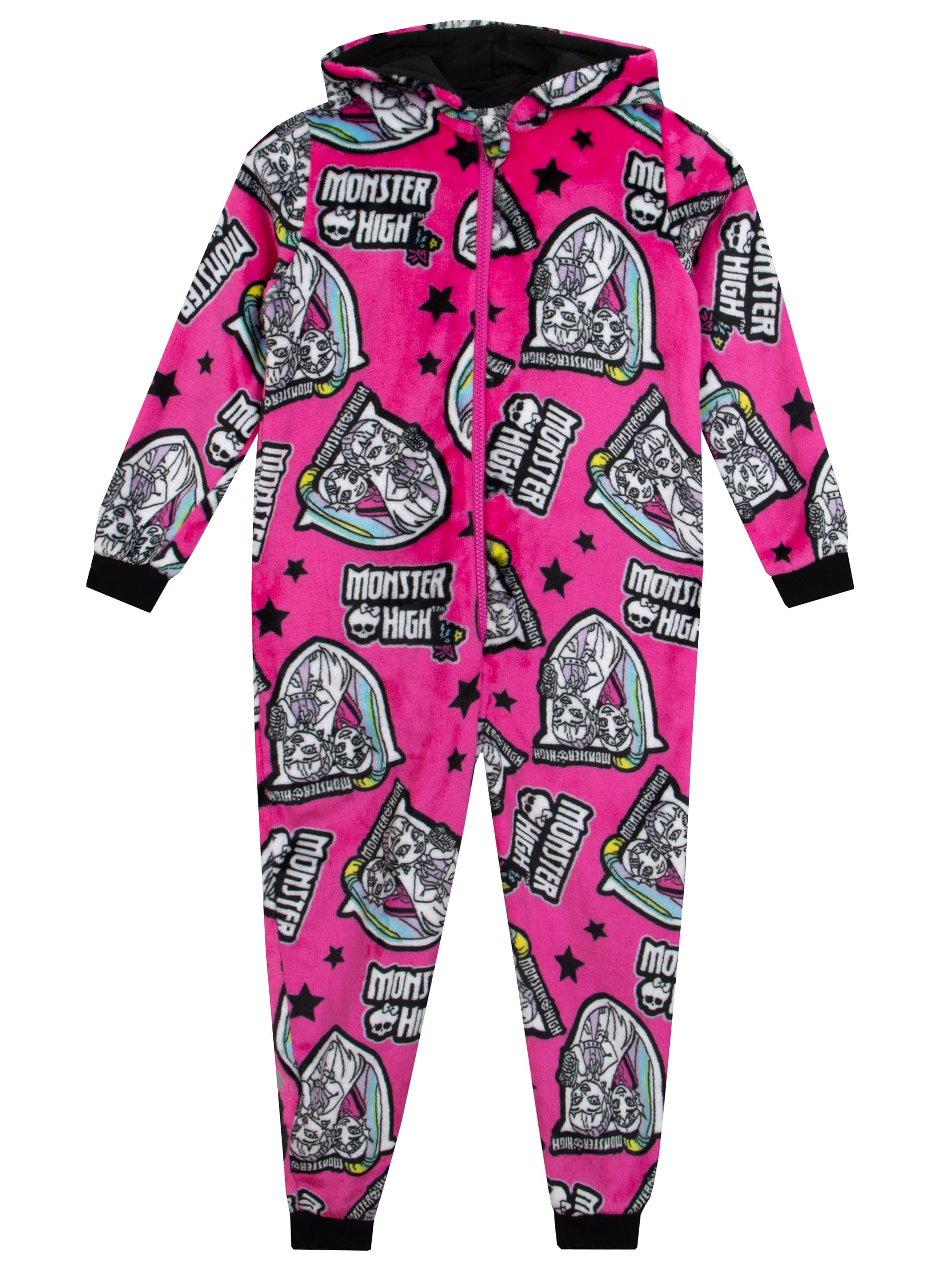 Monster High Girls Pink Onesie | Fleece Onesie | Onesies | | 11-12 Years