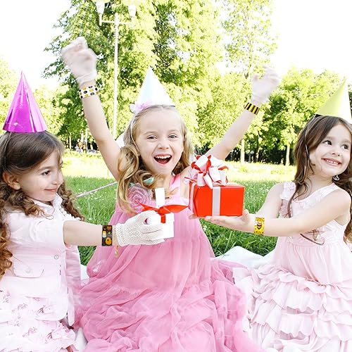 Miniatura 7 de Regalos de fiesta de abejas, 48 pulseras de abeja, pulseras de abeja, pulseras de abeja, pulseras de abeja, para niños, niñas, con temática de