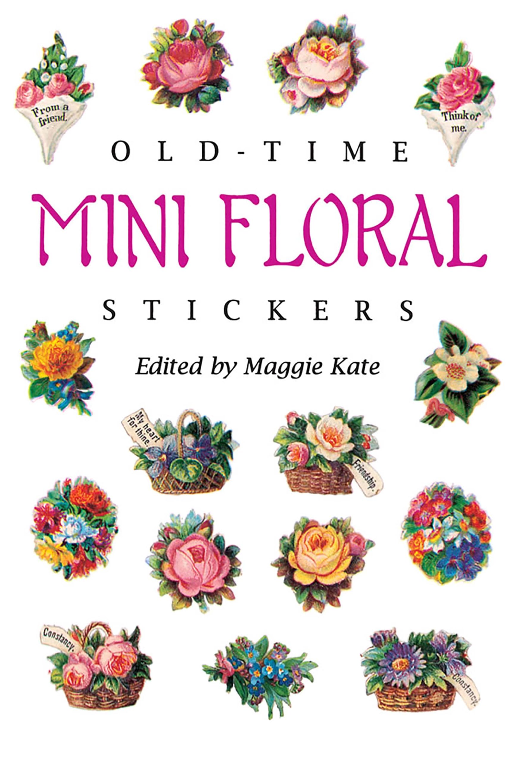 Old-Time Mini Floral Stickers (Dover Little Activity Books: Flowers) Paperback – February 16, 1996