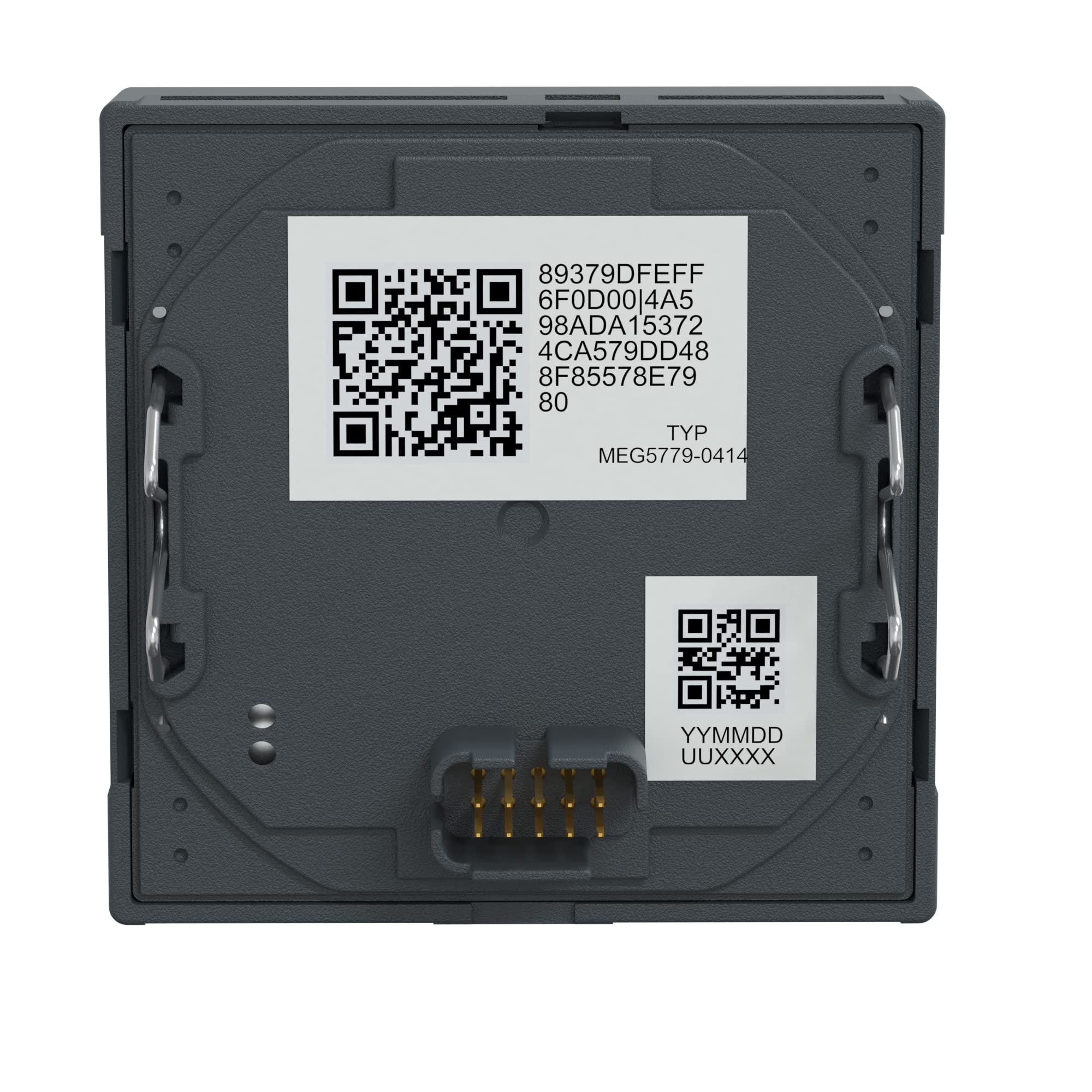 Schneider Electric Merten MEG5779-0414 Smart Home Connected Módulo de Control de Temperatura Ambiente Empotrado, Sistema M, Compatible con Amazon Alexa y Google Home, Antracita