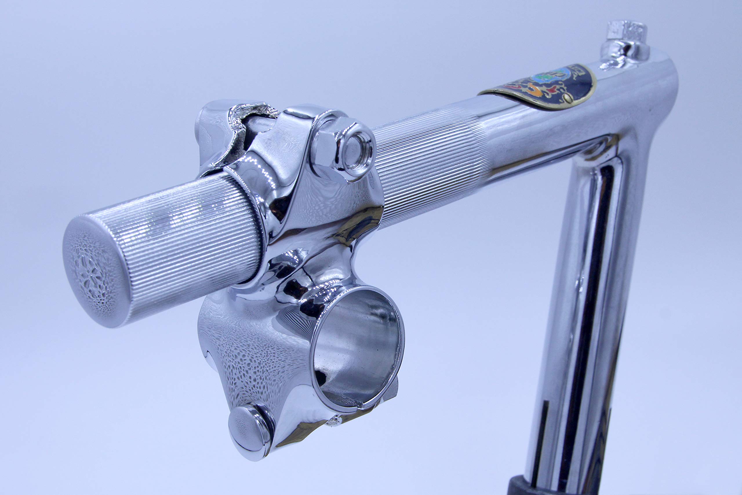 ビンテージ　チネリ　バッチ付きロードステム Cinelli チネリ ステム110 ドロップハンドルセット ヴィンテージロード