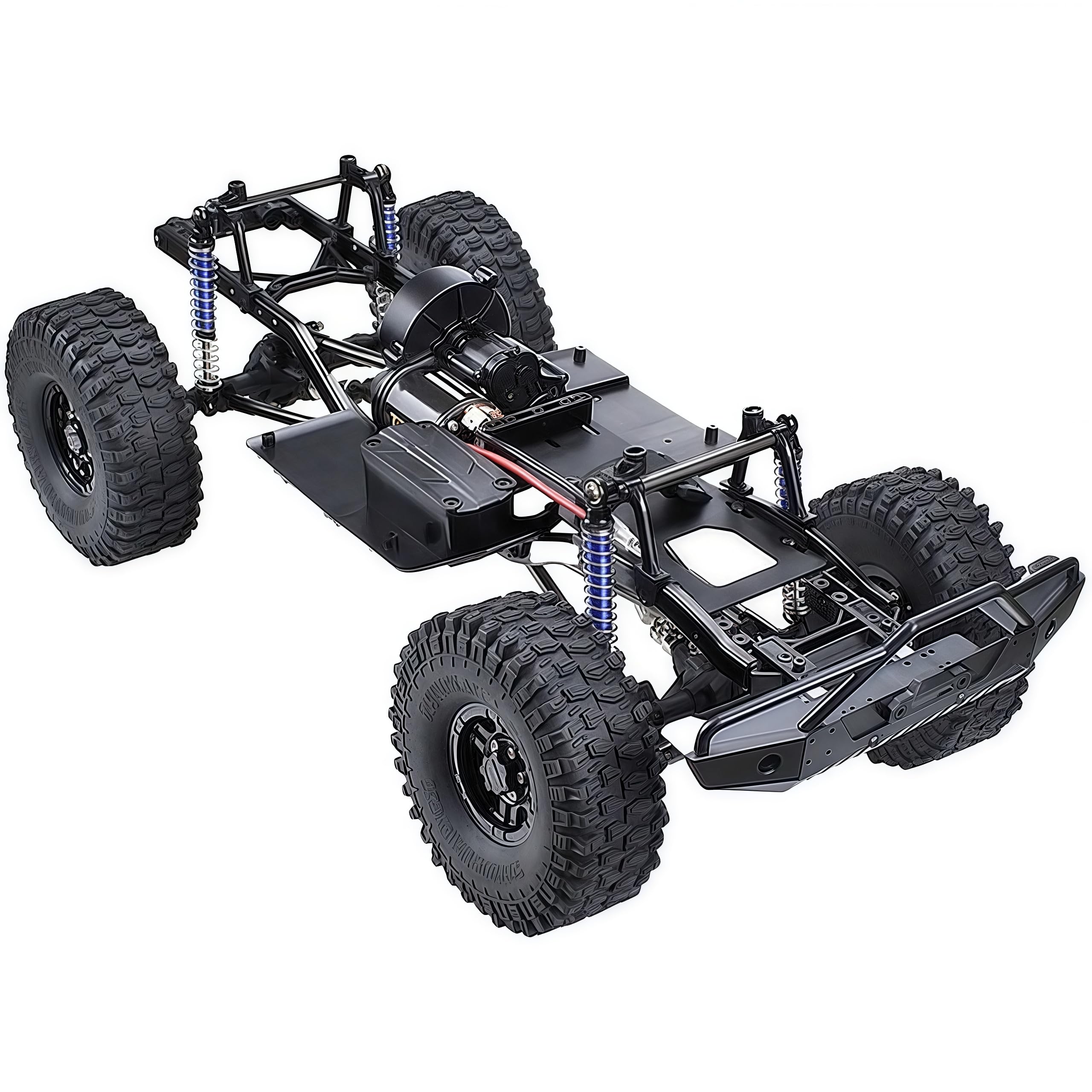 Amazon | 313mm 組み立て済みRCシャーシ ホイール付き フレームキット