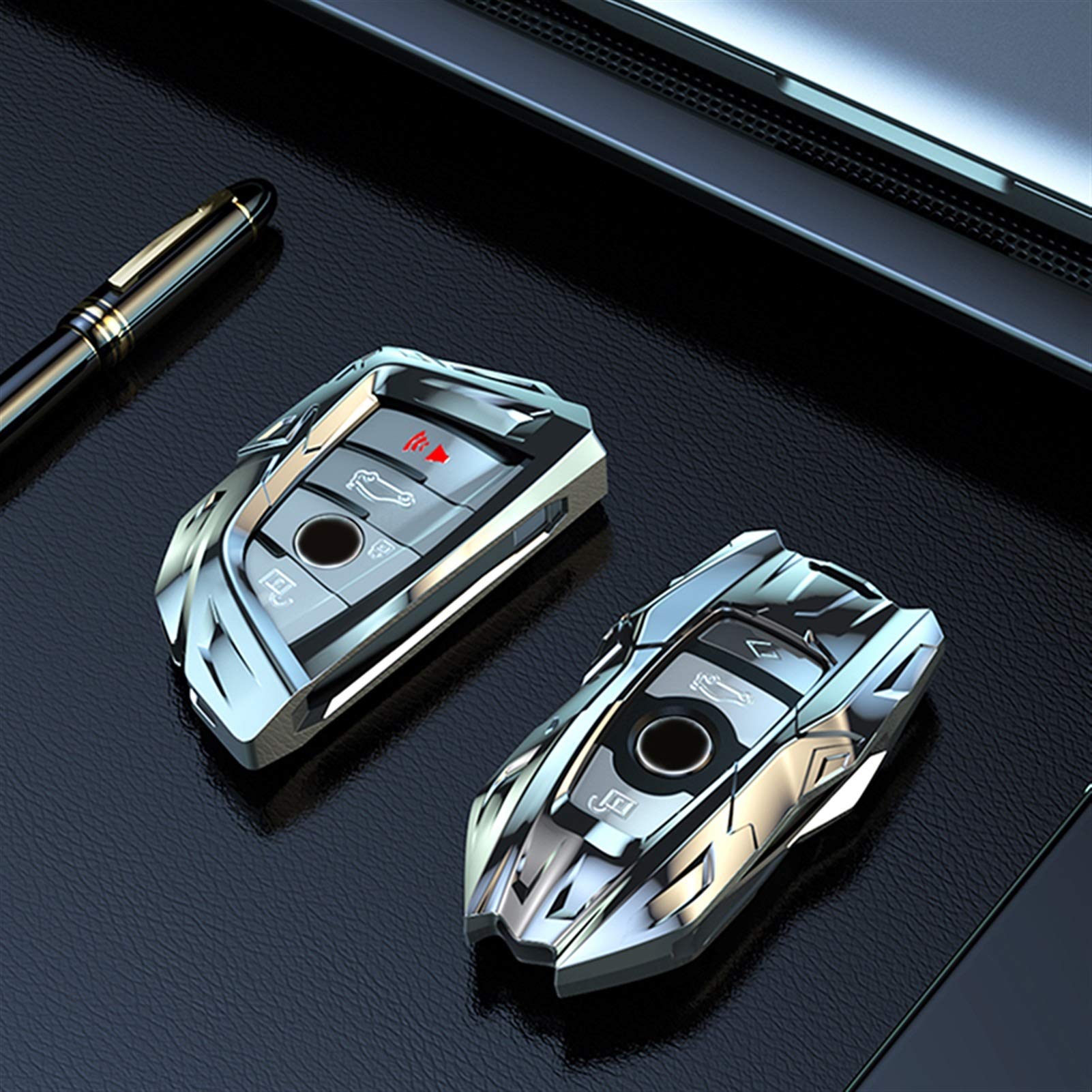 Funda for Llavero de Coche, for BMW, Serie 1, 2, 3, 4, 5, 6, 7, 6GT, X1, X3, X4, X5, X6, G20, G30, G32, G11, G12, F15, F85, F86, F20, F30 y F10
