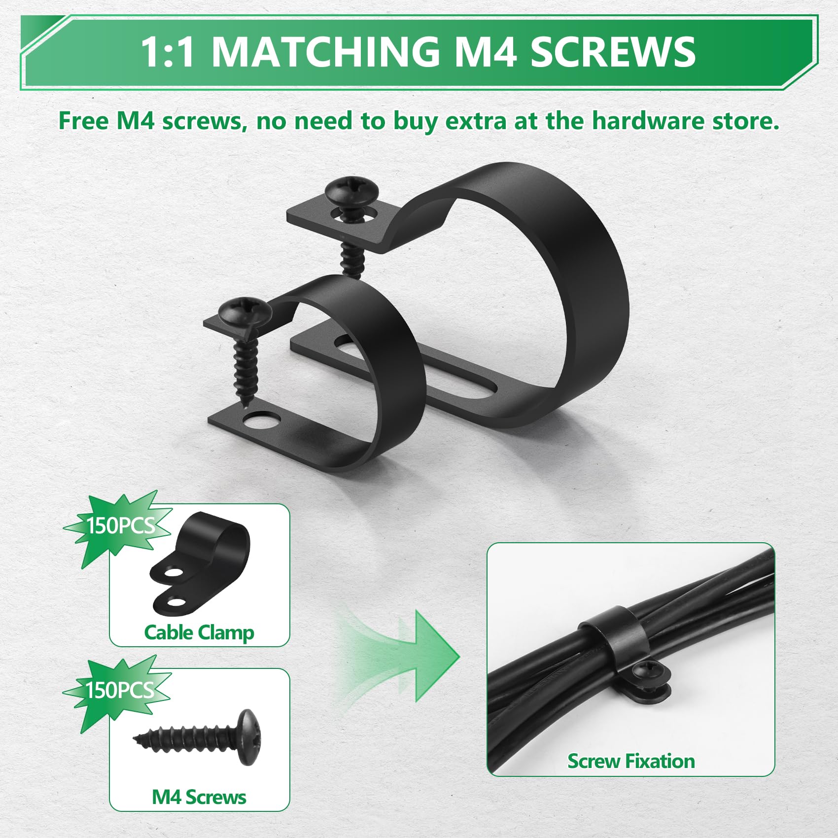 290 Cable Clips - Organize Your Cables! -4 290 Cable Clips - Organize Your Cables! -4