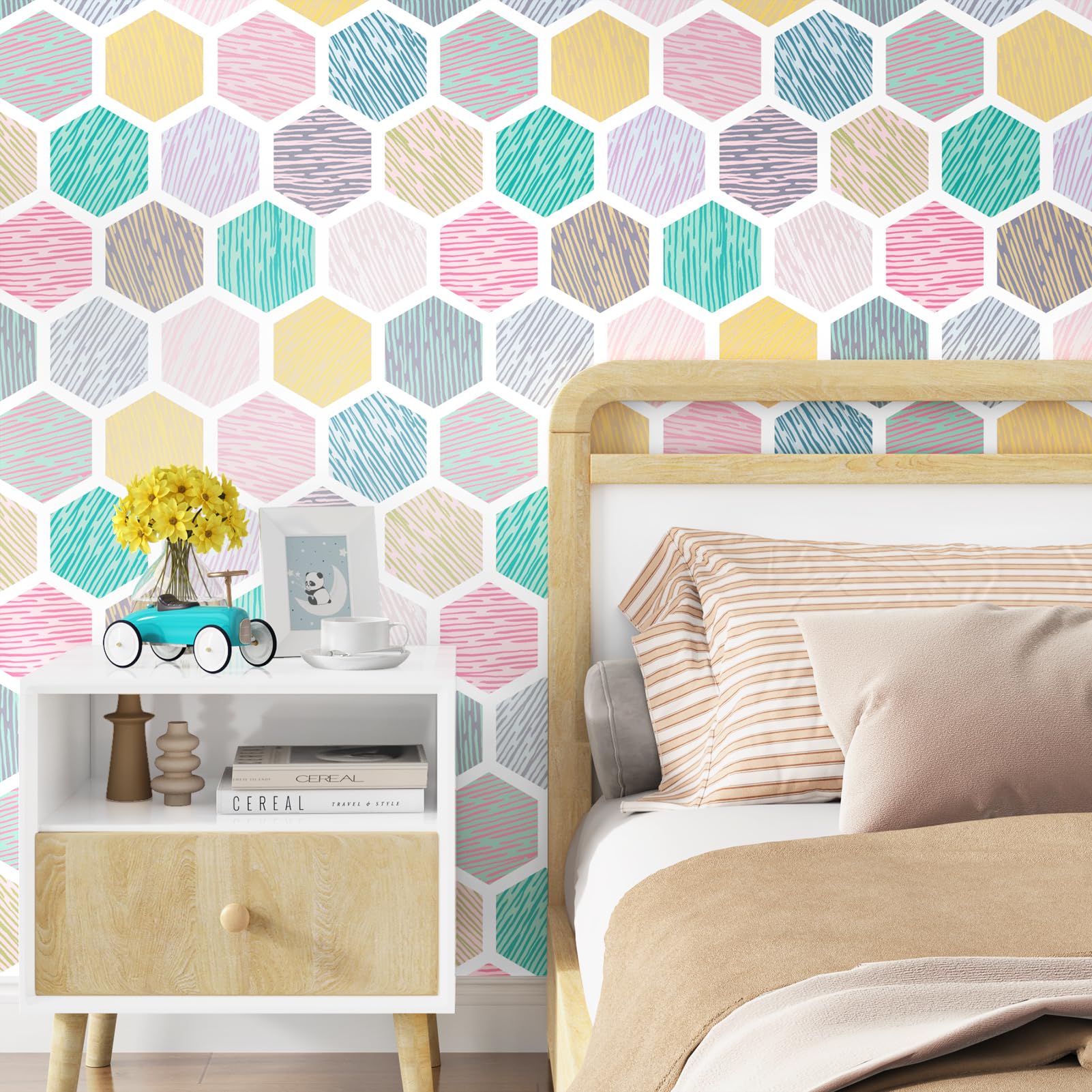 WESTICK Hexagon Wallpaper
