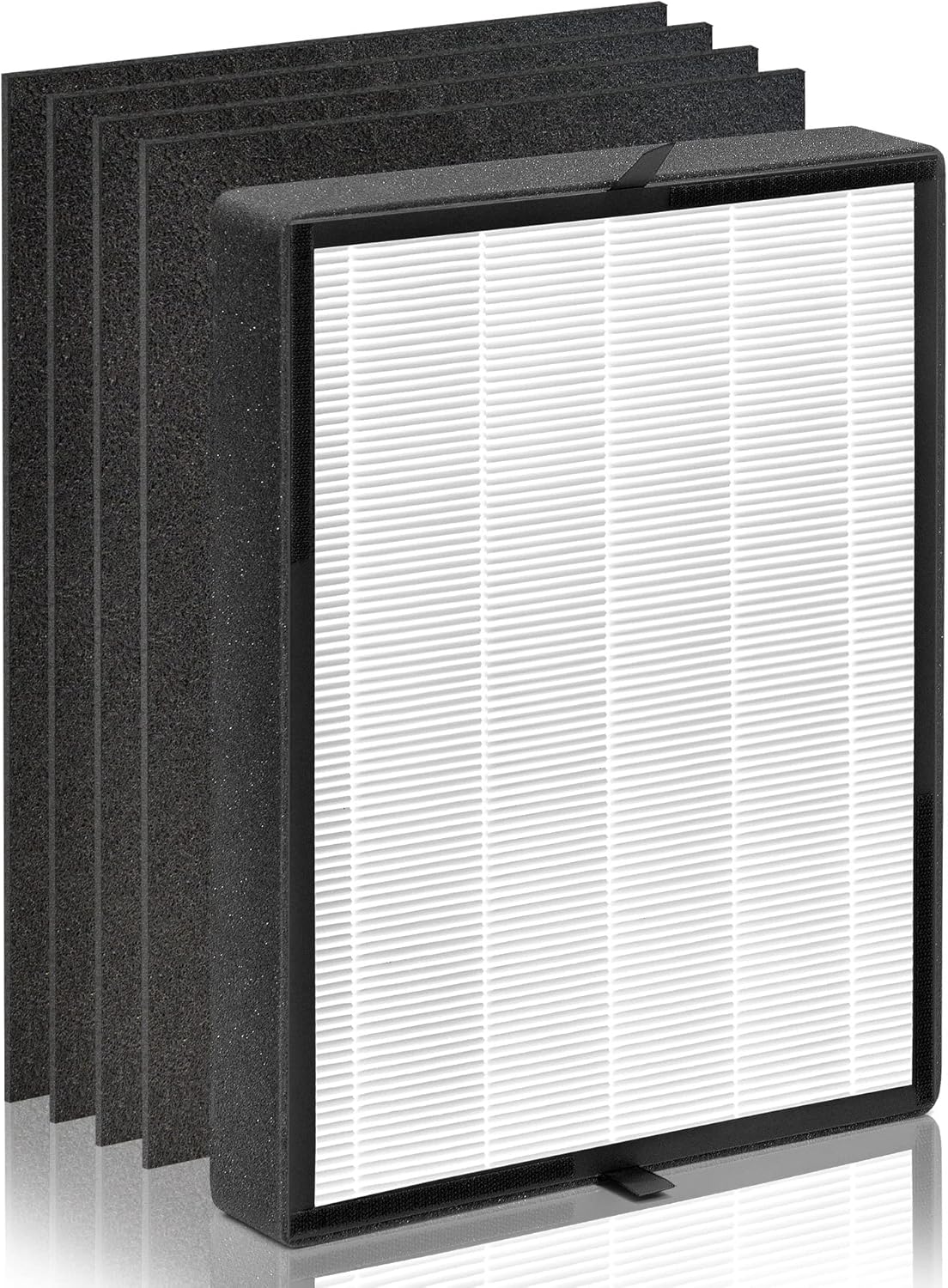 45i Replacement Filter Compatible with 45i Air Puri-fier, 45i Filter Compared to Part NO. B4-Fresh, 1 H13 True HEPA & 4 Carbon Pre-filters