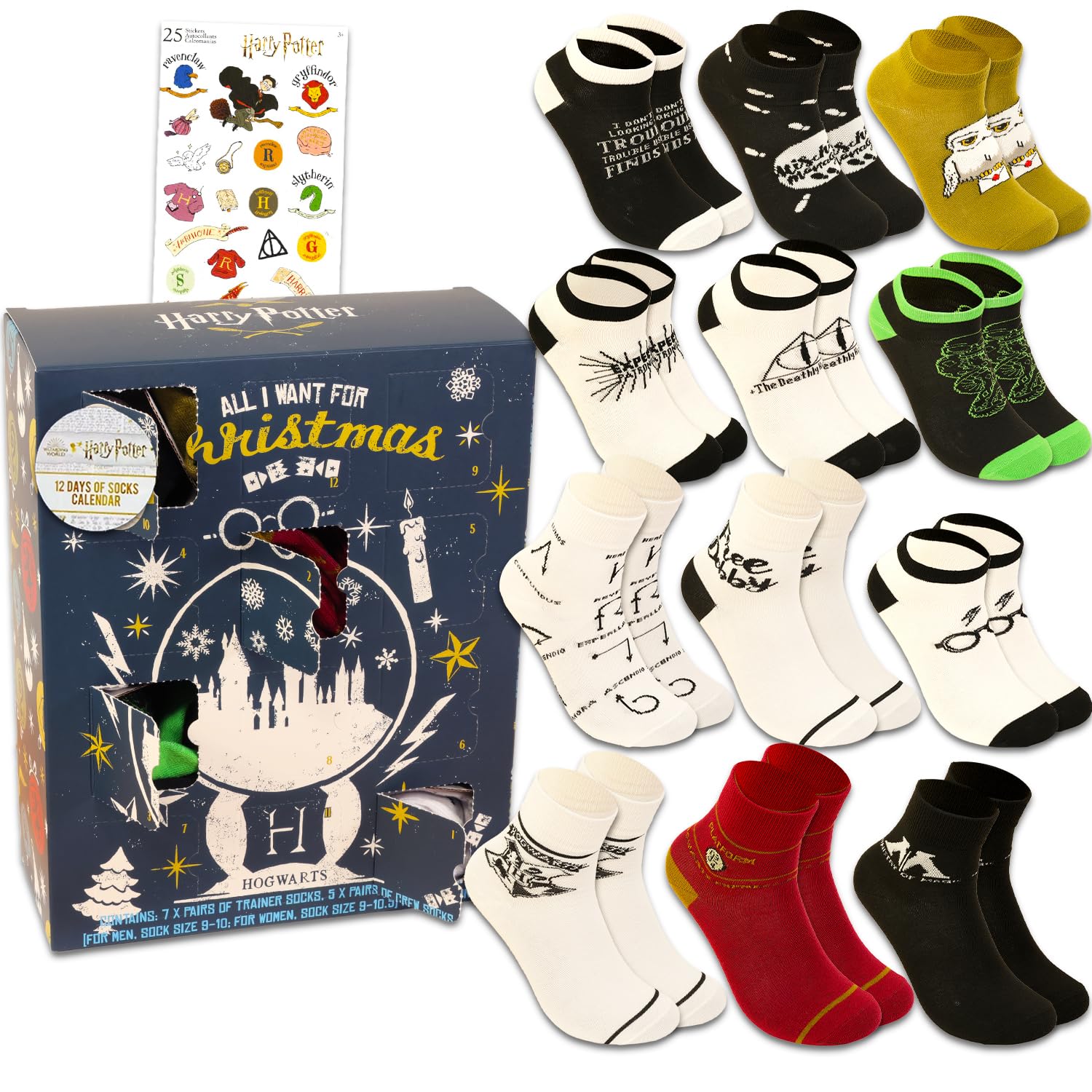 あっくん様　Harry Potter クリスマス マルチカバー　ラグ Amazon.com: Harry Potter Advent Calendar Sock Set - Box with 12