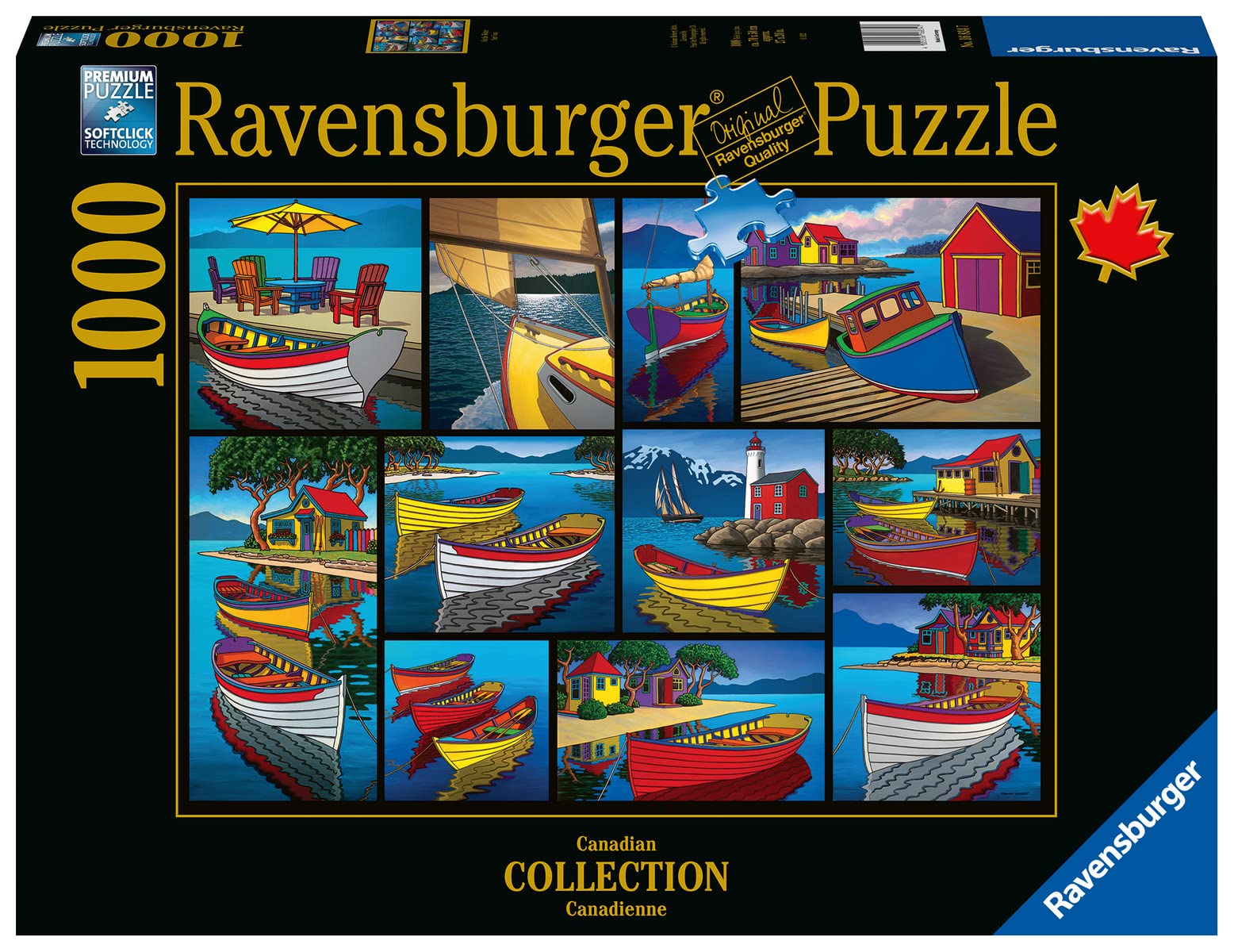 Ravensburger 1000pc On The Water Jigsaw Puzzle - Realistic Style, 27 x 20 cm, 1 Set, 1000 Pieces, Age 14+ - Image 2