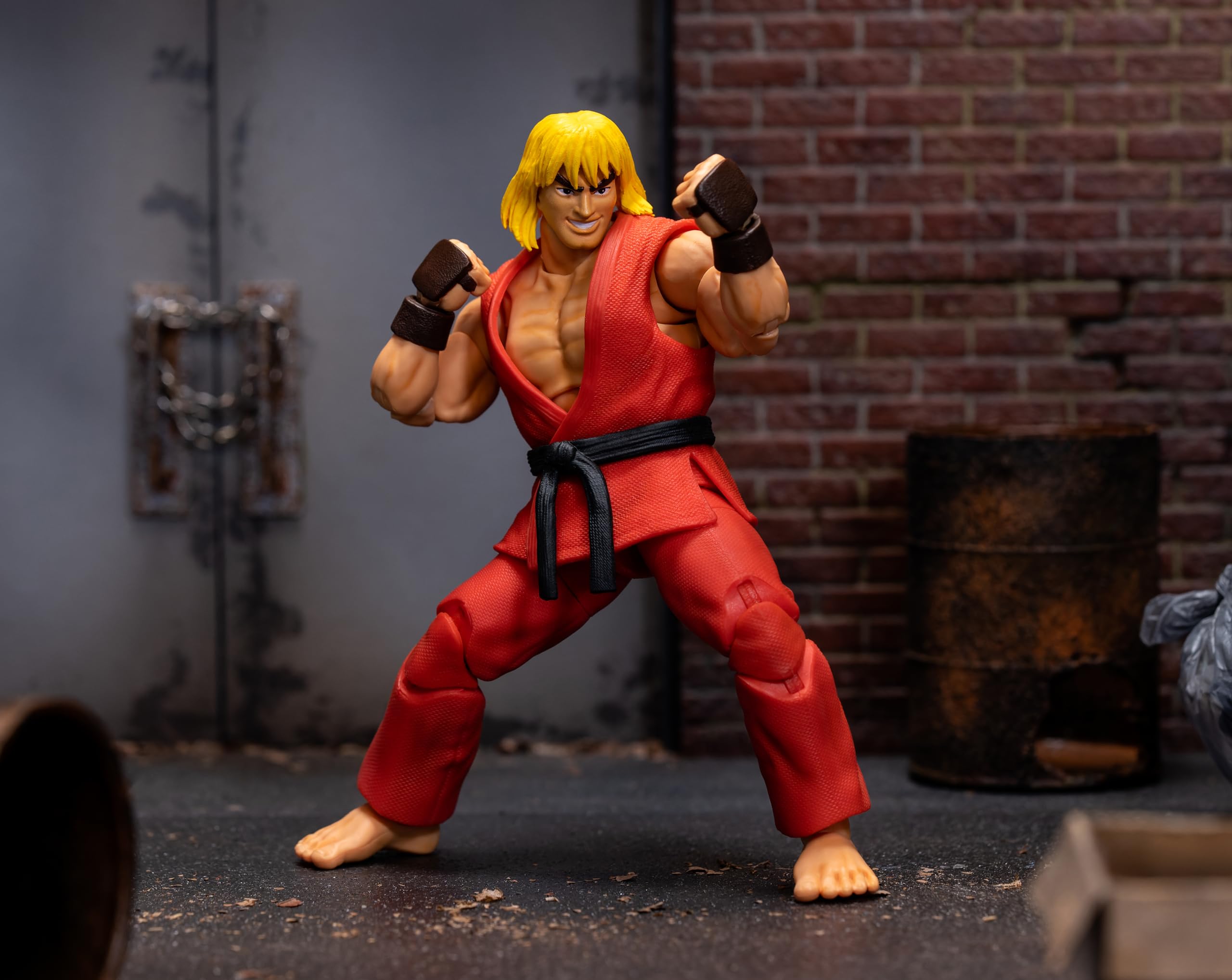 Street Fighter II 6" Ken Figure Action Figure, Toys for Kids and Adults, Red - Image 3