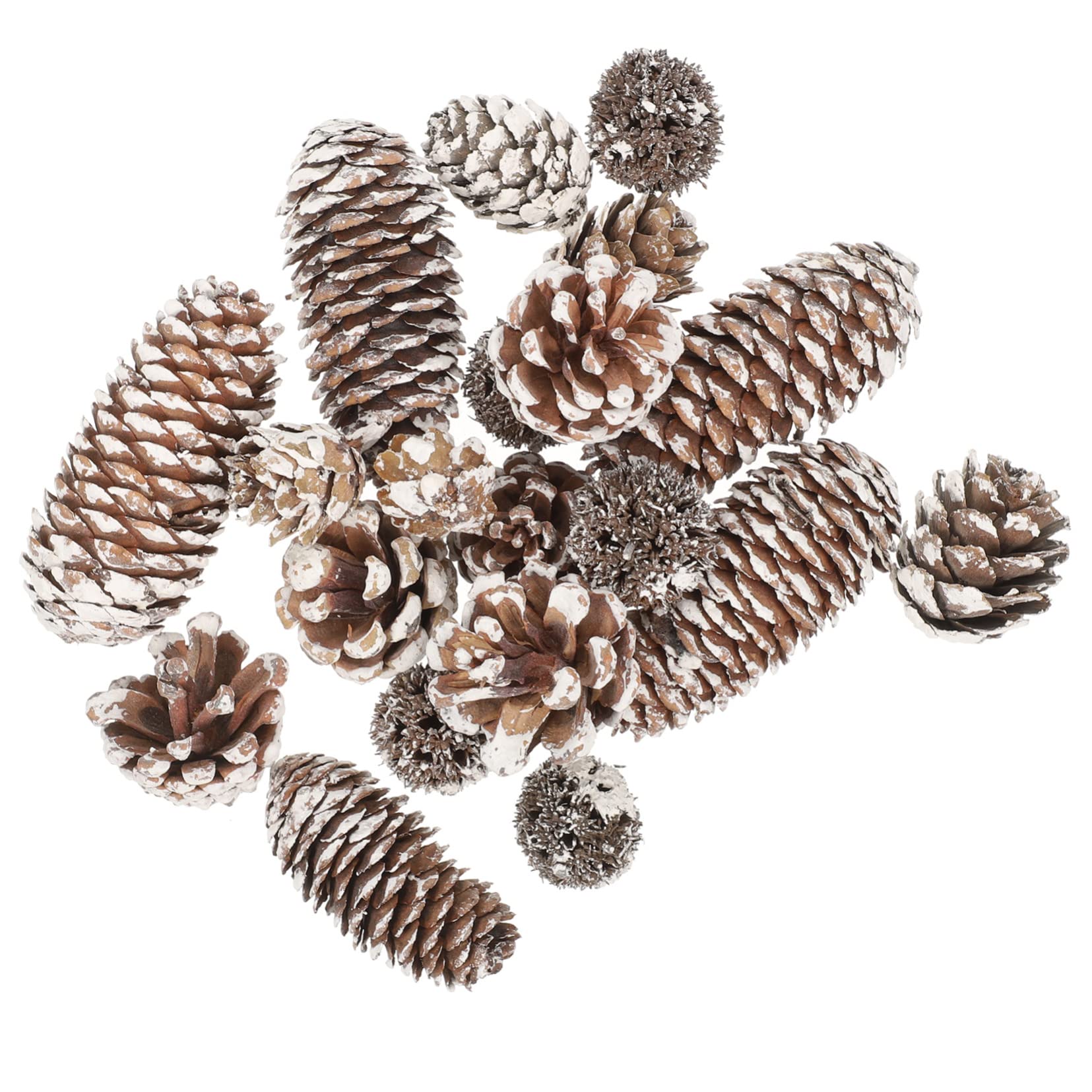 Uonlytech 2 Set Secche per Decorazioni Natalizie Kit Creativo per Fai da Te Materiale per Decorare Case Uffici e Festivi