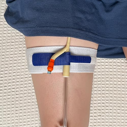 Miniatura 6 de Paquete de 3 correas de catéter Foley, con silicona para reducir el deslizamiento, asegura tu catéter urinario con correas de catéter de 23 pulgadas