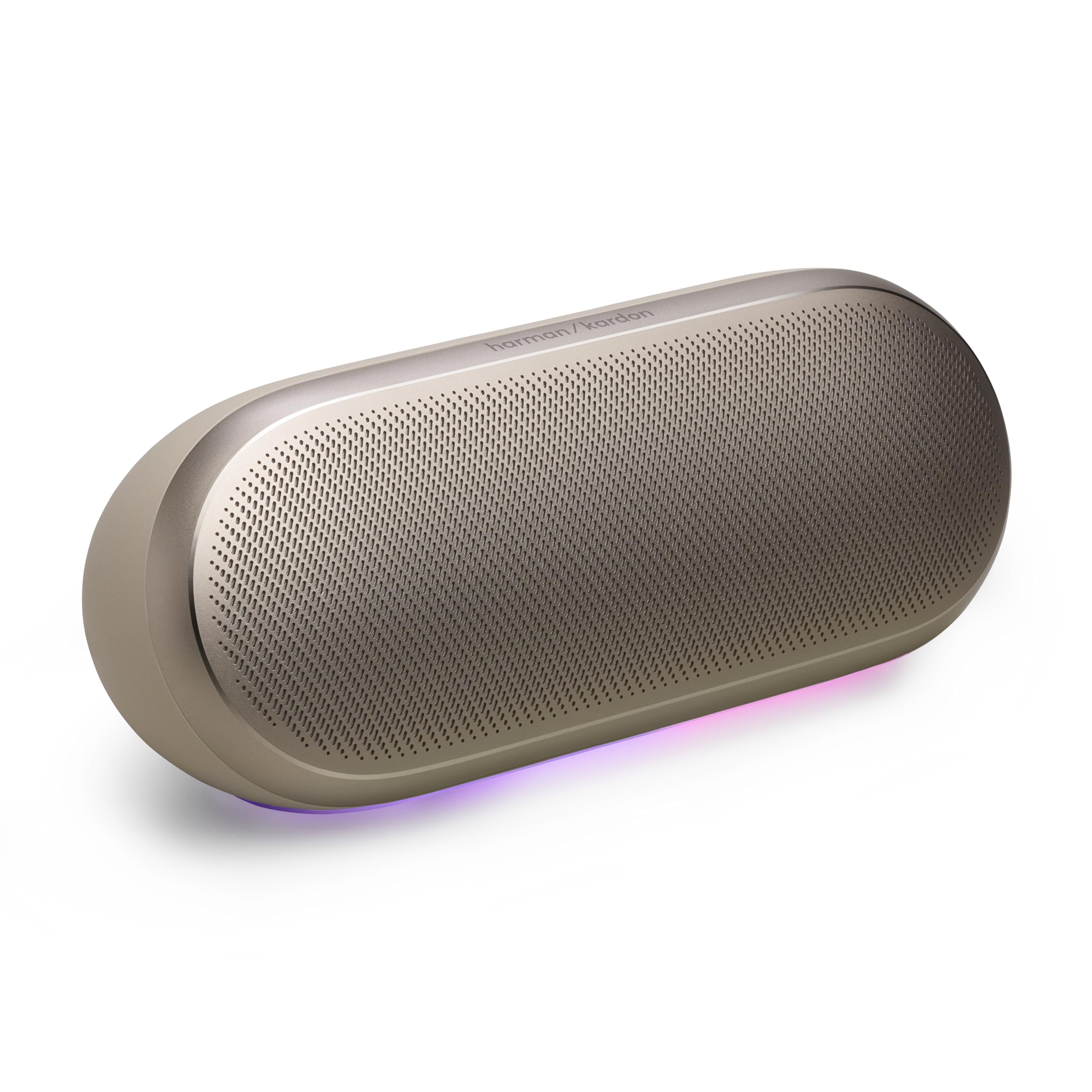 Harman Kardon Luna 2 - Altavoz Bluetooth inalámbrico con Refuerzo de Sonido AI, luz Ambiental, IP67 Impermeable y Resistente al Polvo, batería integrada para 12 Horas de reproducción, conexión