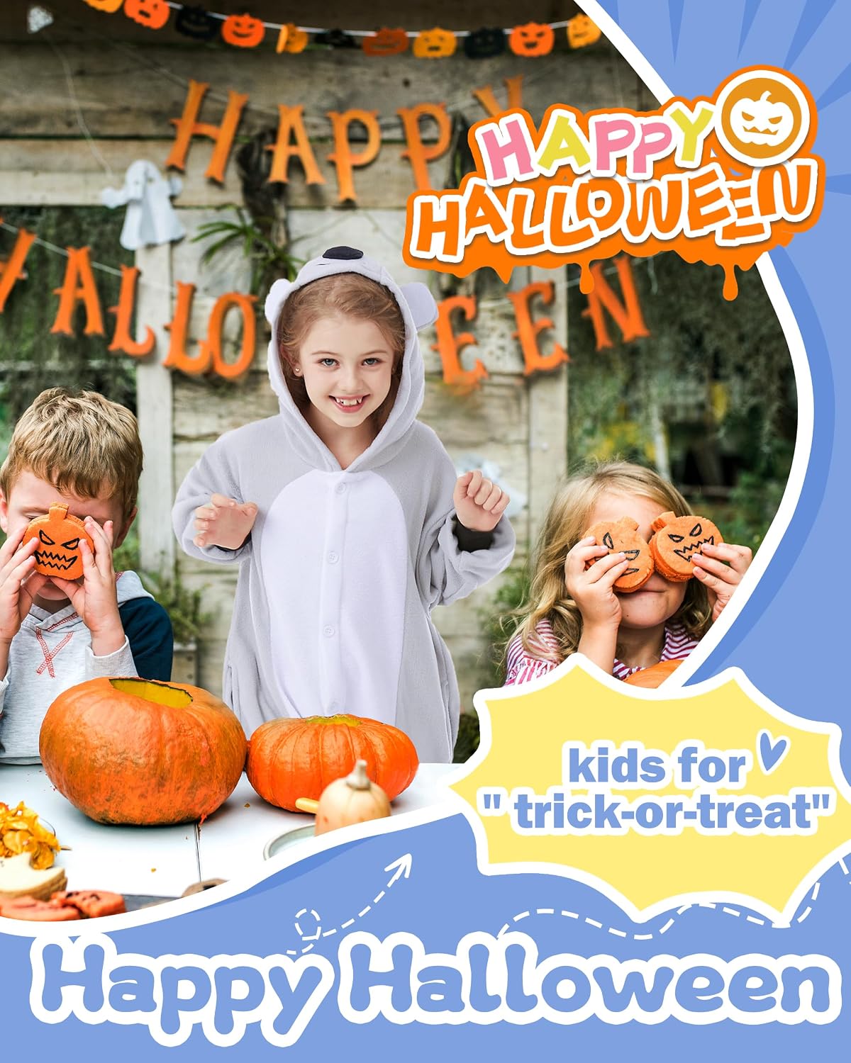 CANASOUR Unisex Anime Halloween Kids Onesie For 4T Girls Boys One Piece Christmas Pajamas Costume Party Cosplay Pyjamas image 4