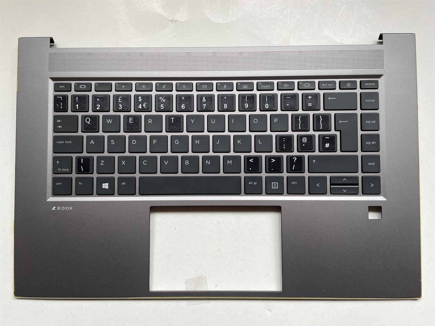 Poggiapolsi Con Tastiera HP ZBook Studio G7 – Layout Inglese UK, Nuovo, Codice M14608-031