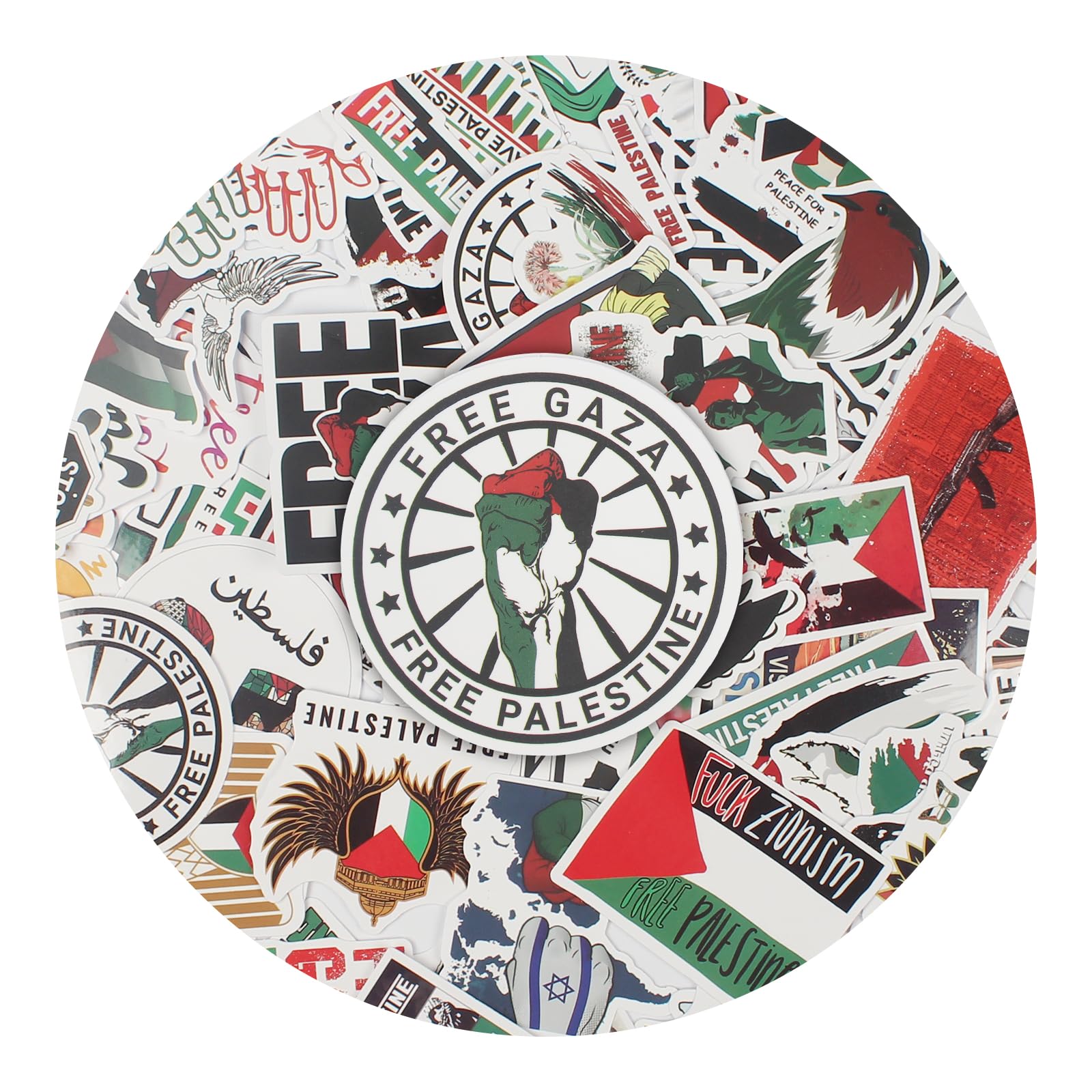 2 X 10 Cm Bandiera Palestina Adesivo In Vinile Per Computer Portatile Viaggio Bagaglio Auto Bicicletta # 9162 - Foto 4