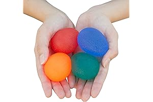 RMS 4-Pack Hand Exercise Balls: Enhance Grip, Reduce Stiffness, Relieve Arthritis Pain