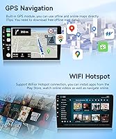 Vista 4 de Rimoody Radio de coche 4core 2G+64G para Toyota Camry 2006-2011 compatible con Canbus Original JBL Navigation, Android Car Stereo Wireless Carplay