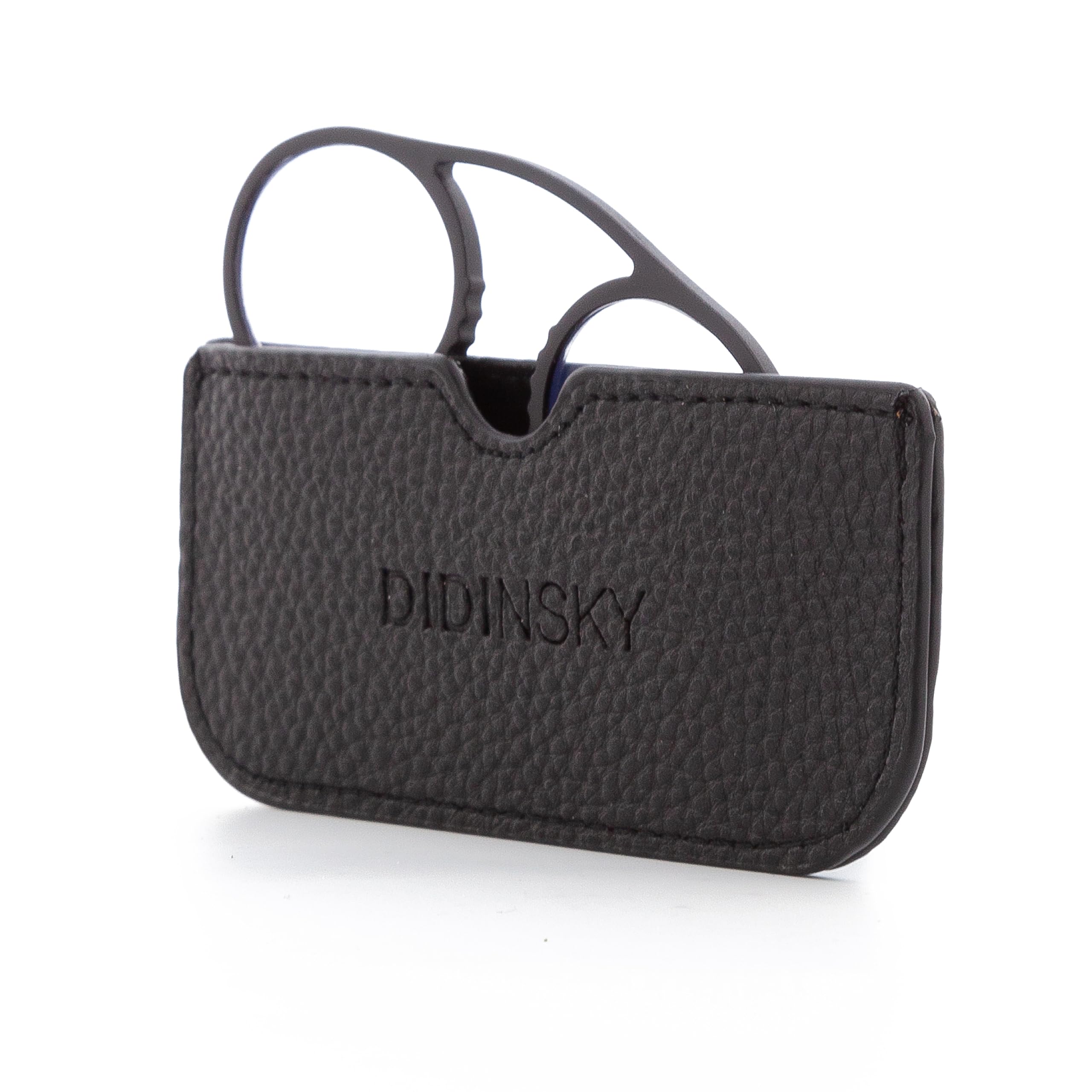 DIDINSKY Prado reading glasses, Round Graphite +2.0