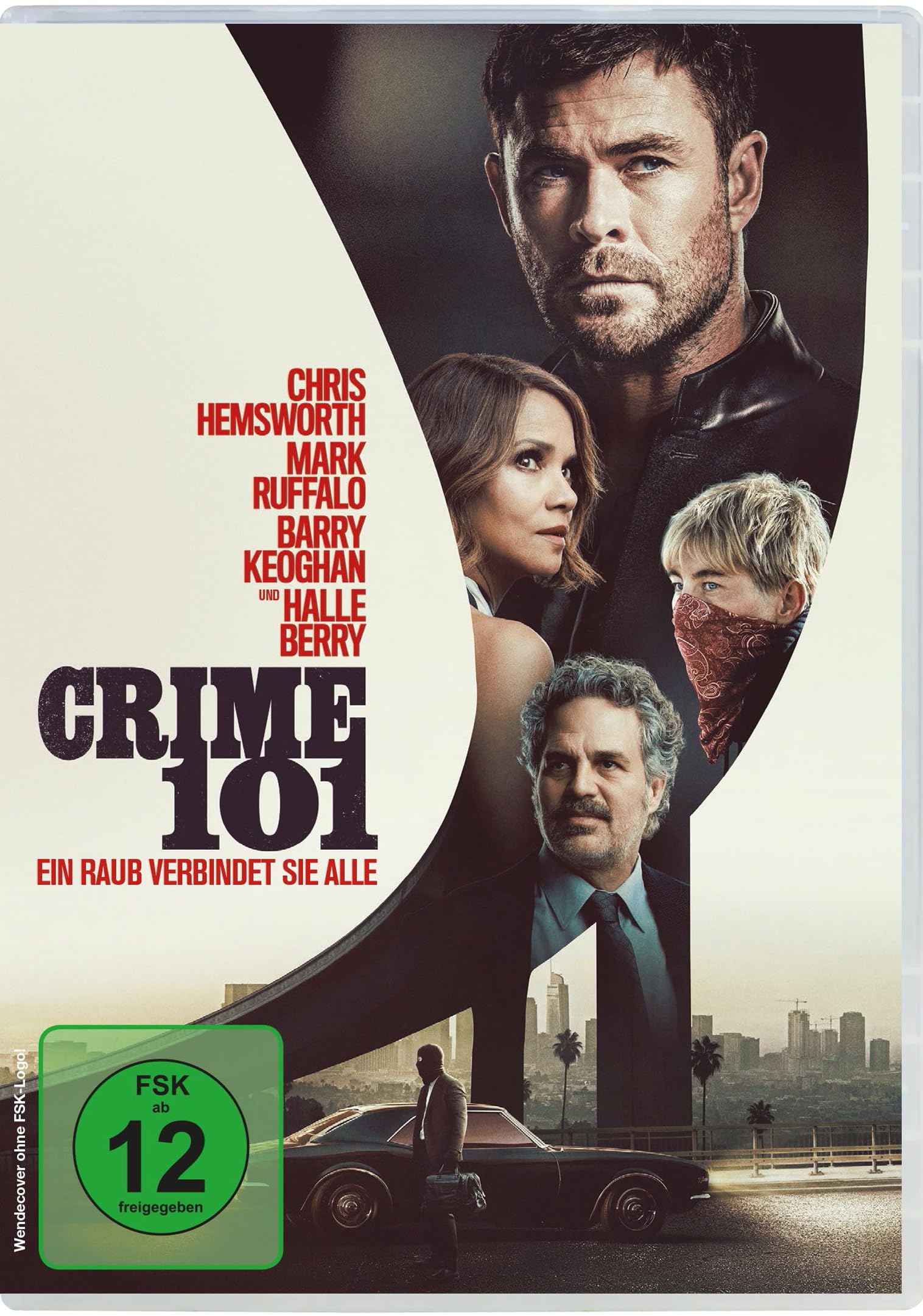 Crime 101 DVD original en estuche clásico con formato europeo de importación