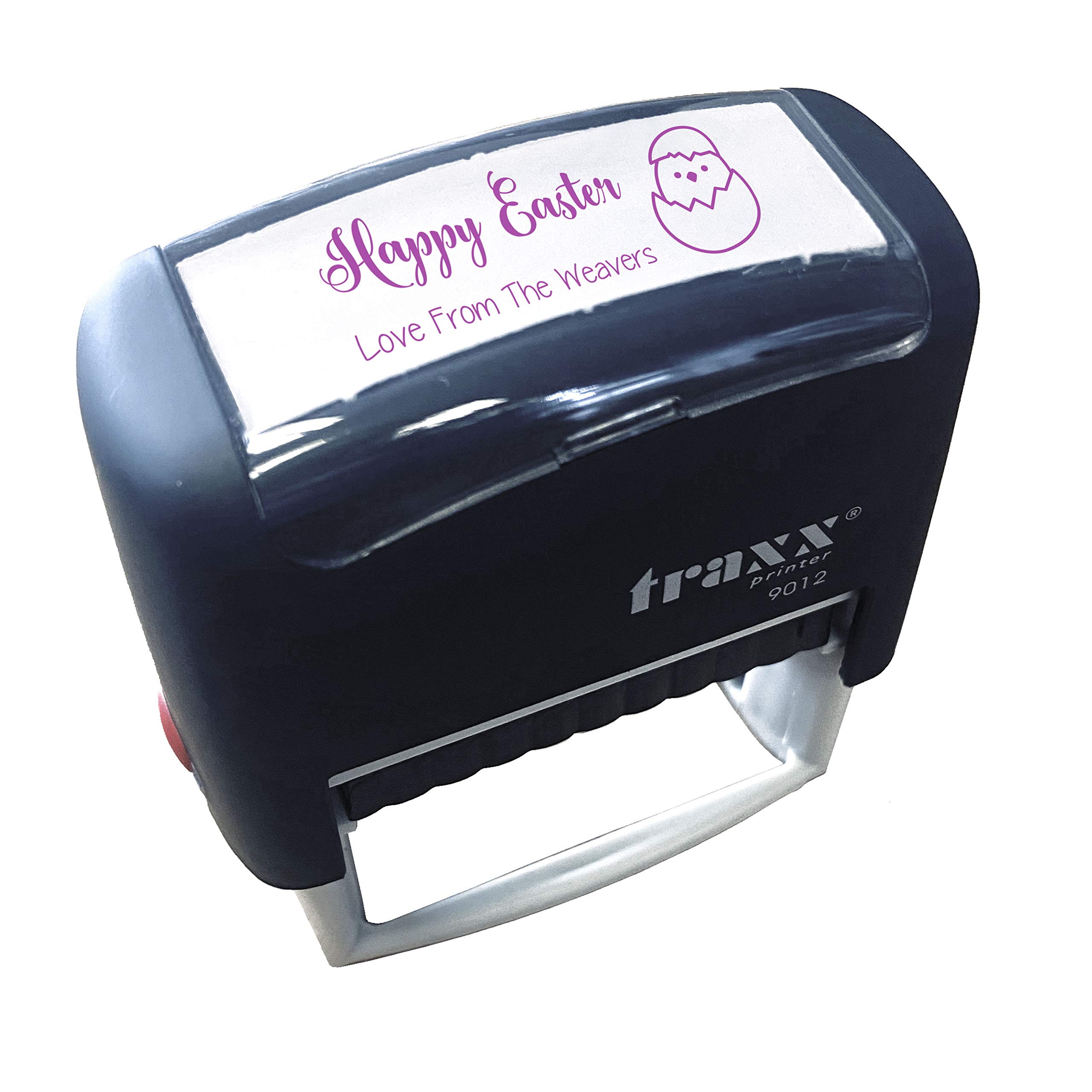Traxx 9012 Personalised Easter Self Inking Rubber Stamp