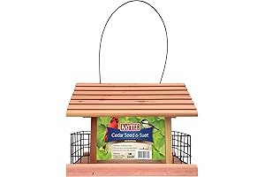 Kaytee Cedar Bird Feeder and Seed Dispenser