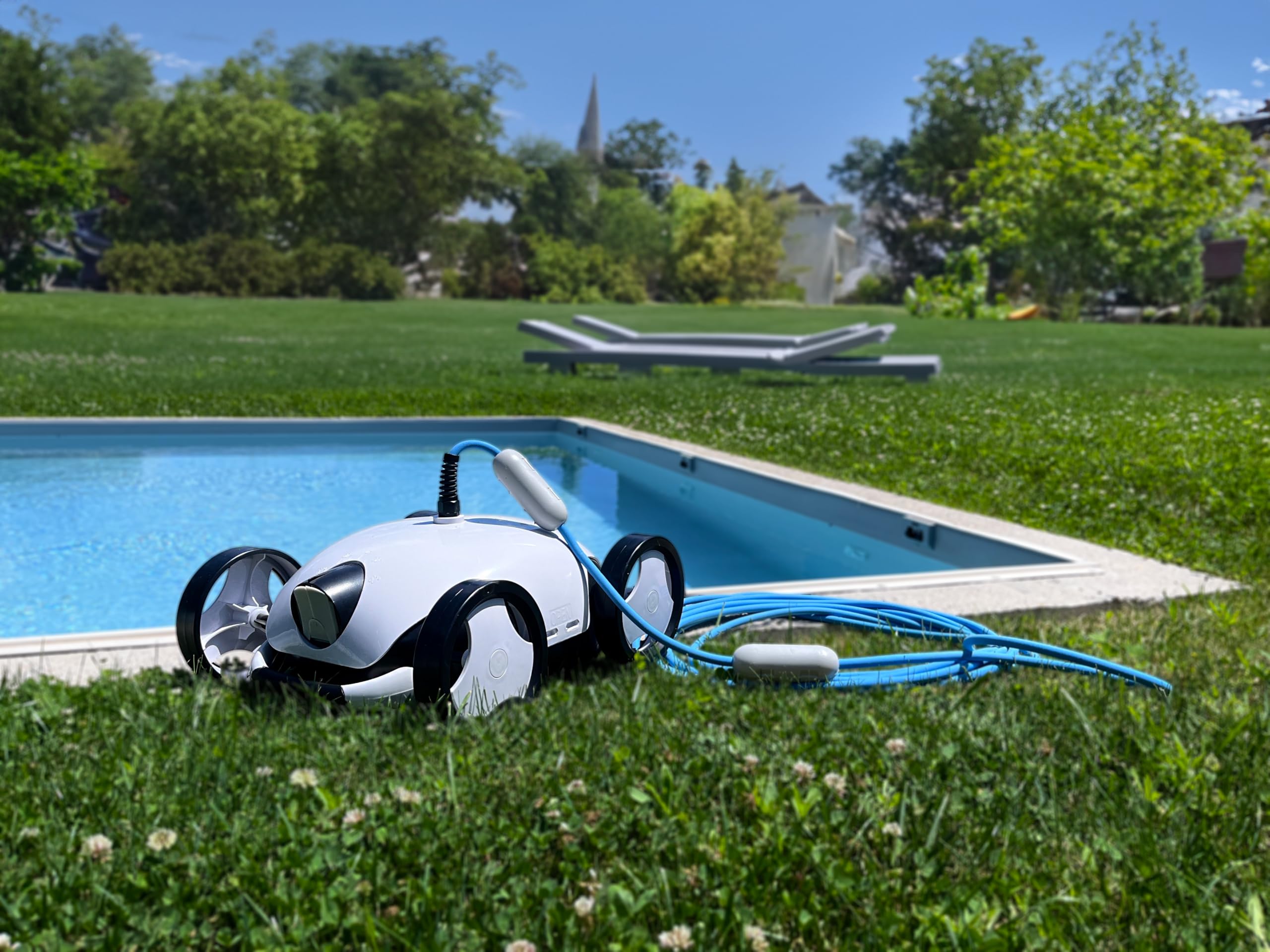 Bestway 58479 Robot Électrique Falcon pour Piscine à Fond Plat et Incliné Jusqu'à 30°