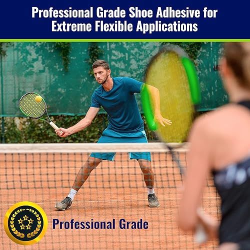 Miniatura 4 de Shoe-Bond Pegamento para zapatos, fórmula de reparación de secado rápido de grado profesional, suela transparente, funciona en segundos,