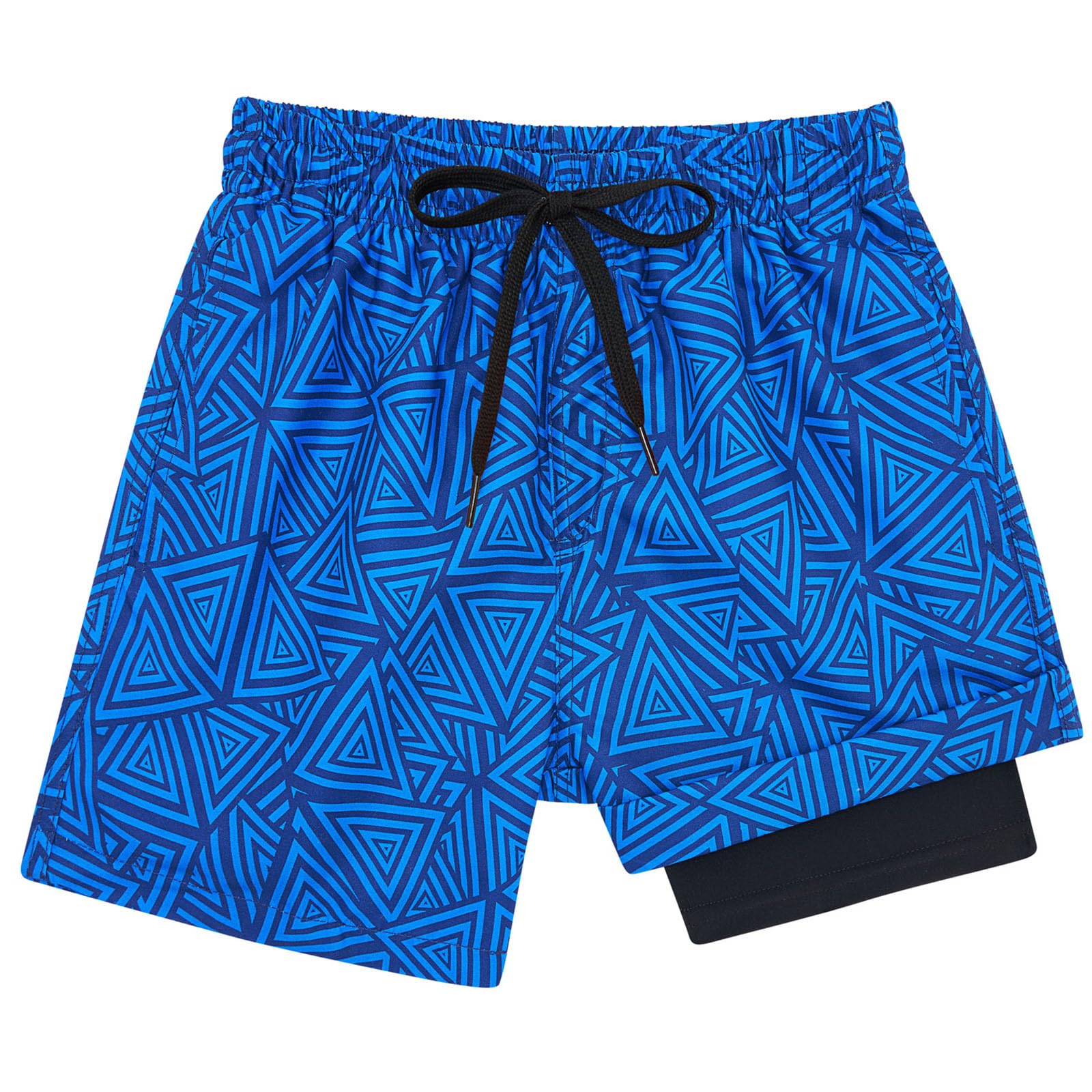 Kids4ever Bañador para niños de Secado rápido Pantalones Cortos de compresión con Forro antirozaduras Calzoncillos Tipo bóxer Traje de baño Pantalones Cortos de Playa de 7 a 18 años