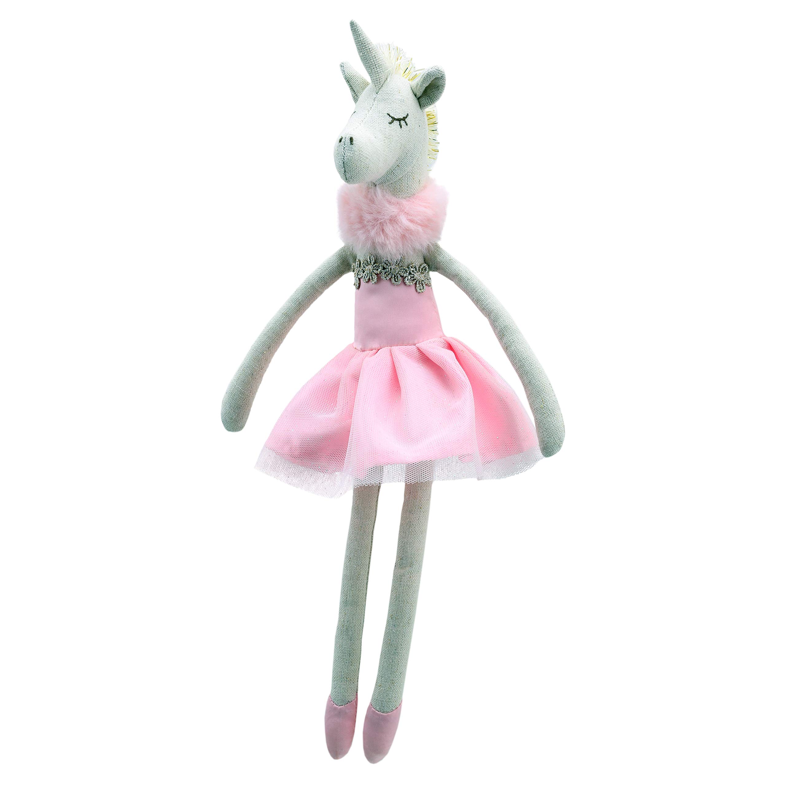 Wilberry - Dancers - Pink Unicorn Soft Toy - WB004110