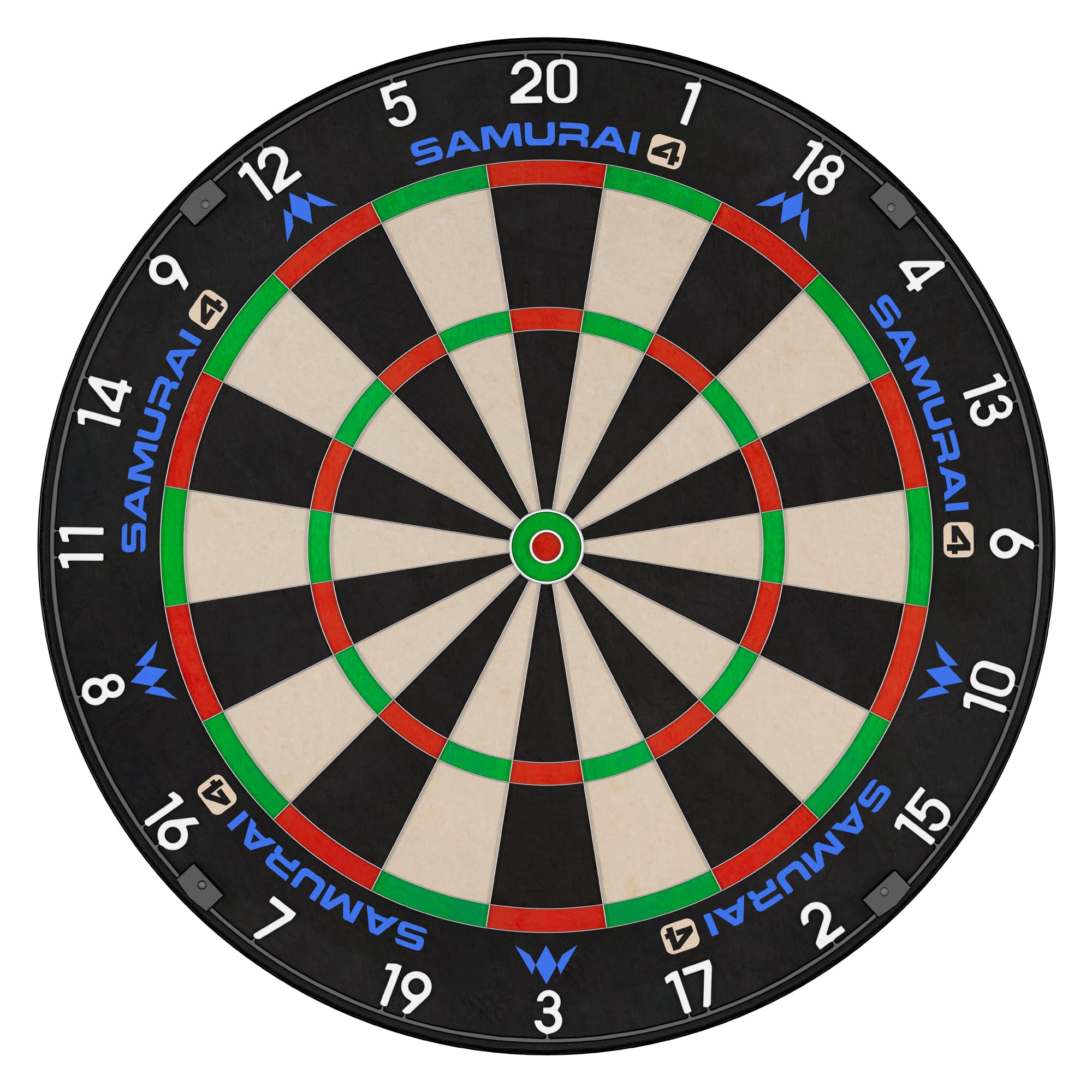 Mission Darts | Samurai 4 | Bersaglio professionale con setole | Filo per coltelli | White Spider Edition