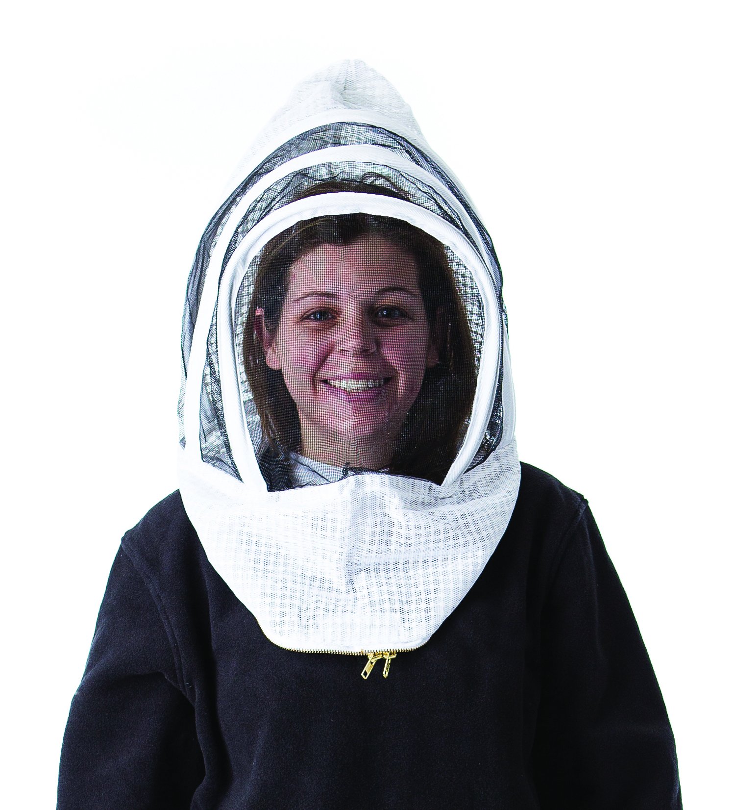 Pigeon Mountain Trading Company PM9263FM-A Heavy Duty Ventilated Fencing Style with Metal Zipper Beekeeper Replacement Hood, Multi