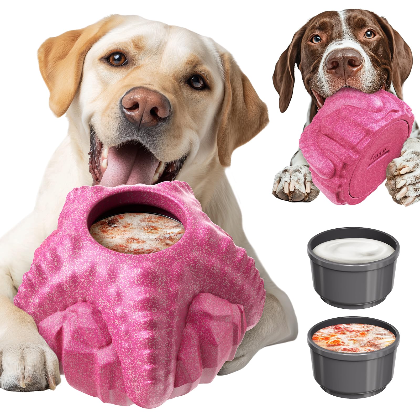 Jouet à lécher pour chien KADTC idéal pour l'occuper proprement pendant vos absences
