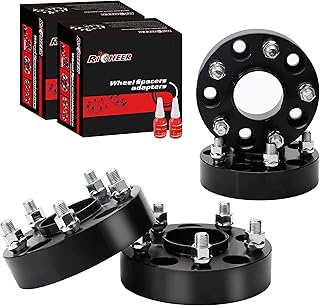 Richeer 4 PCS 1.5 inch Hubcentric Wheel Spacers 5x5 for 2007-2018 Je-e-p Wrangler JK with 1/2 Studs&71.5mm Bore, wheel spacers 5x127mm for 1999-2010 Je-e-p Grand Cherokee WJ WK, 2006-2010 Commander XK