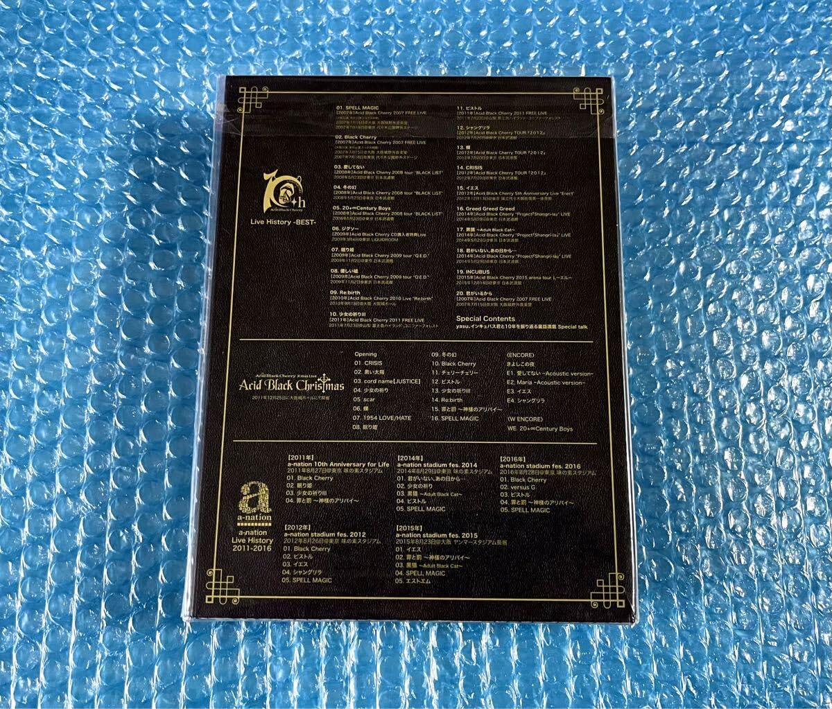 Amazon.co.jp: 初回盤4DVD！Acid Black Cherry 10th Anniversary