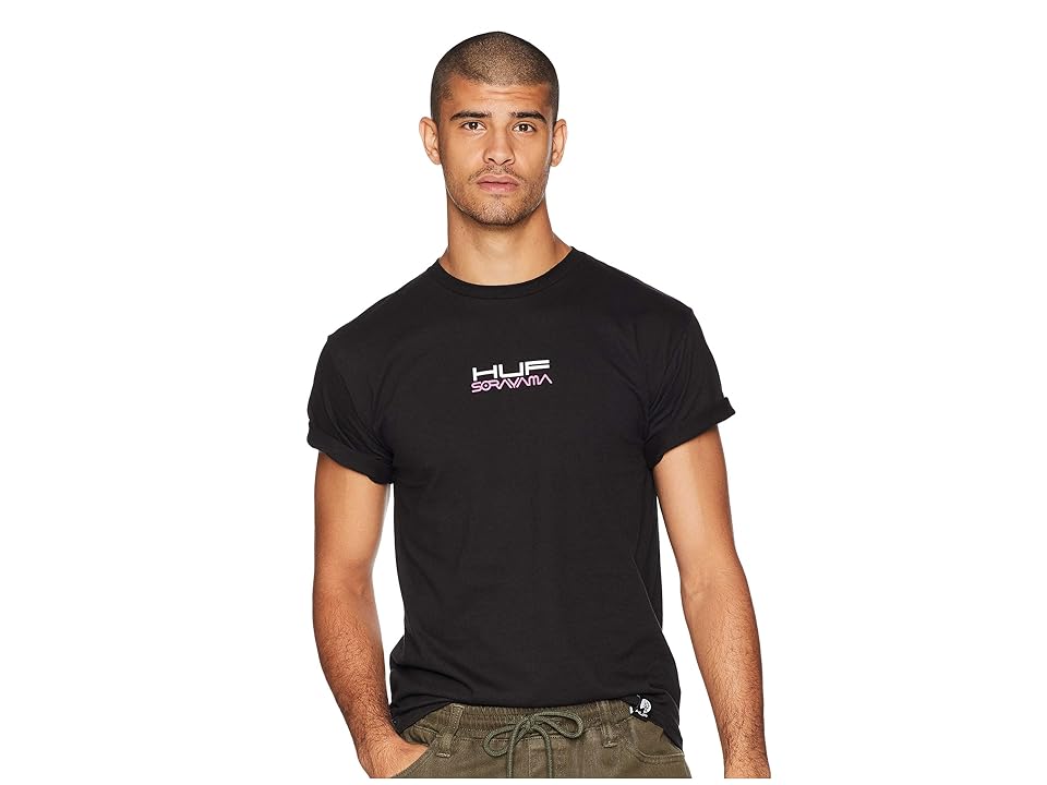

HUF Huf X Sorayama Ride Short Sleeve Tee (Black) Men's T Shirt