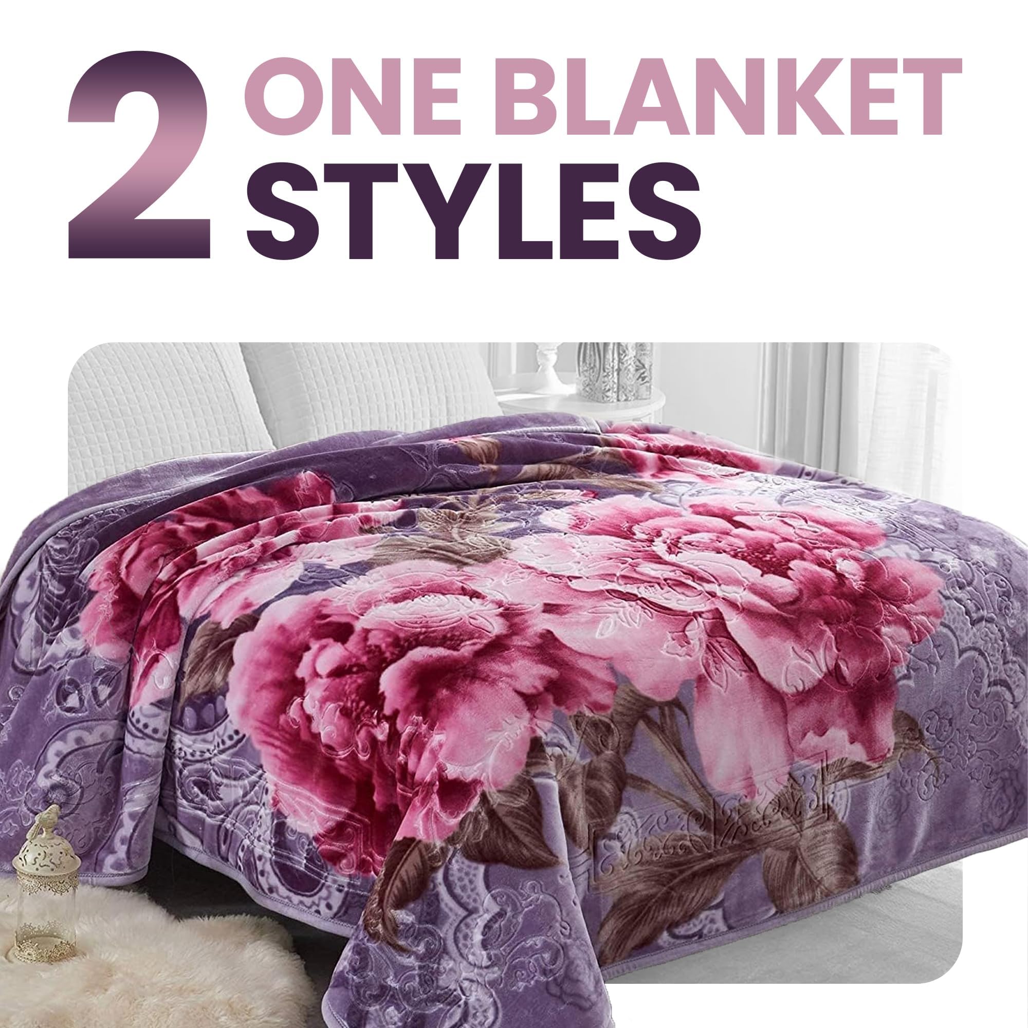 Amazon.com: YHSF Korean Mink Blanket - 2 Ply Thick & Soft