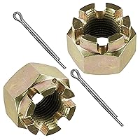 Vista 6 de Caltric 2 tuercas de castillo de eje trasero con pasador compatibles con Polaris Scrambler 400 2x4 2000 2001 2002 / 4x4 1995 1996 1997 1998 1999