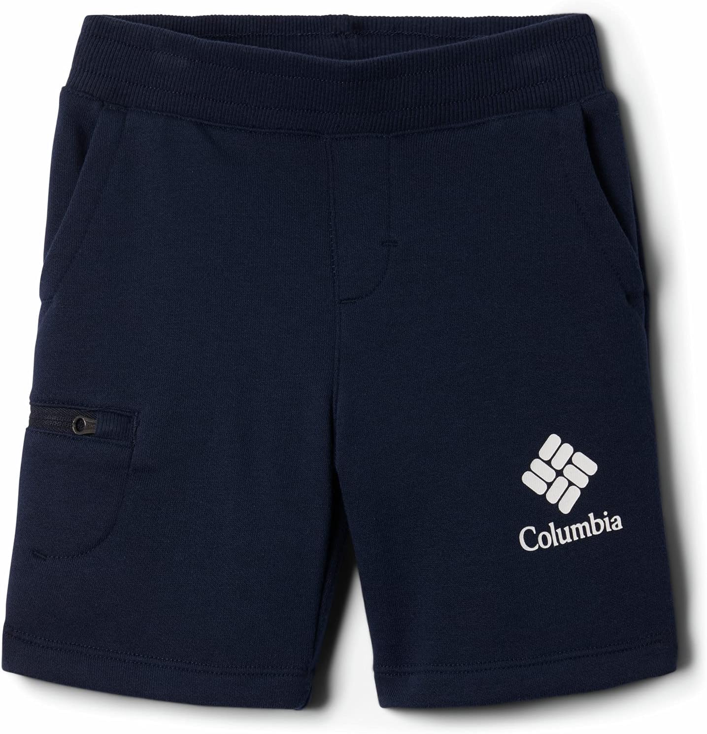 Columbia Kids & Baby Little Boys Branded French Terry Short, Collegiate Navy, X-Small - Image 4