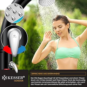 Kesser Solardusche: Die ultimative Erfrischung für Ihren Garten