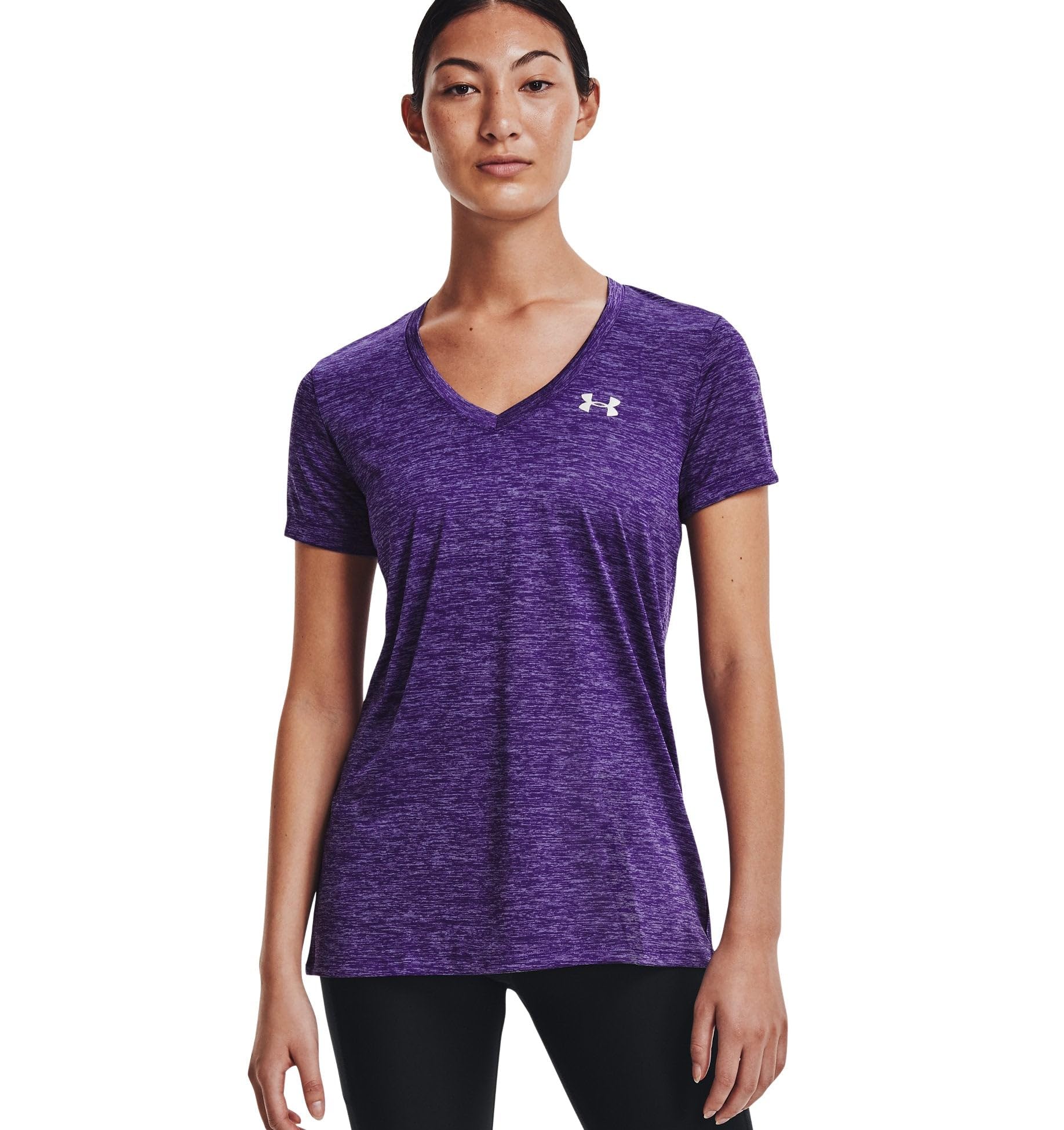 Under Armour Women's UA Tech™ Twist V-Neck Short Sleeve Tech SSV- Twist Mujer (Pack de 1) — view 130
