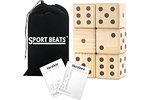 Ginat Jenga: Challenge the Elements with Giant Wooden Yard Dice