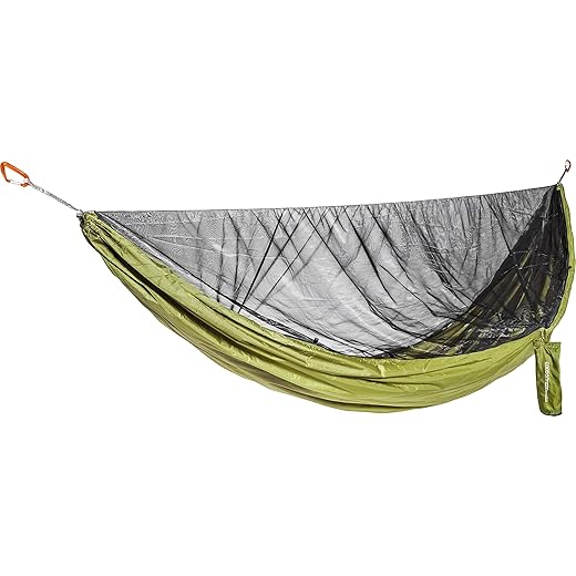 Cocoon Ultralight Mosquito Net Hammock, Single, Olive Green/Black