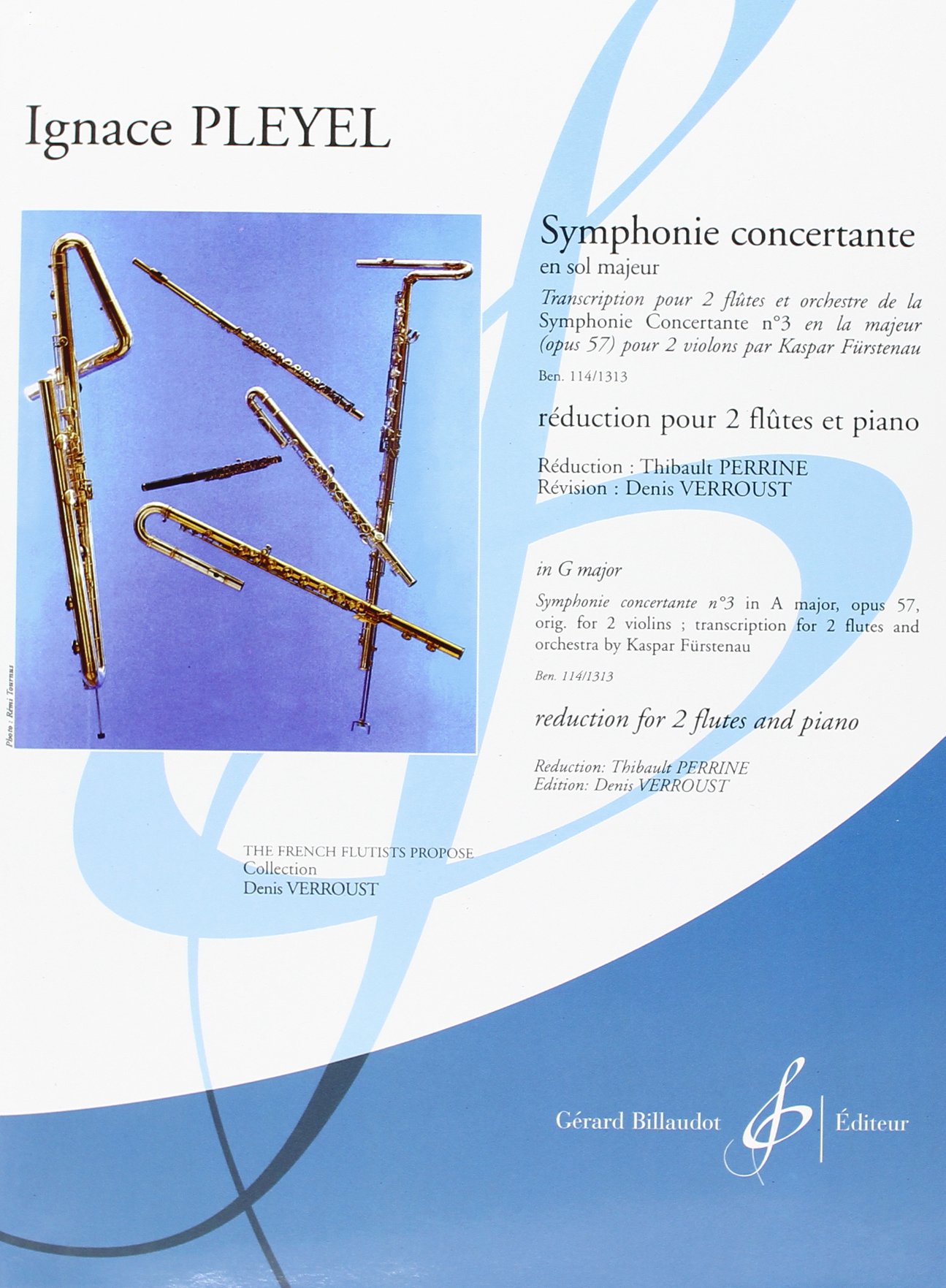 Symphonie concertante en sol majeur édition prestige pour collectionneurs et chefs d'orchestre