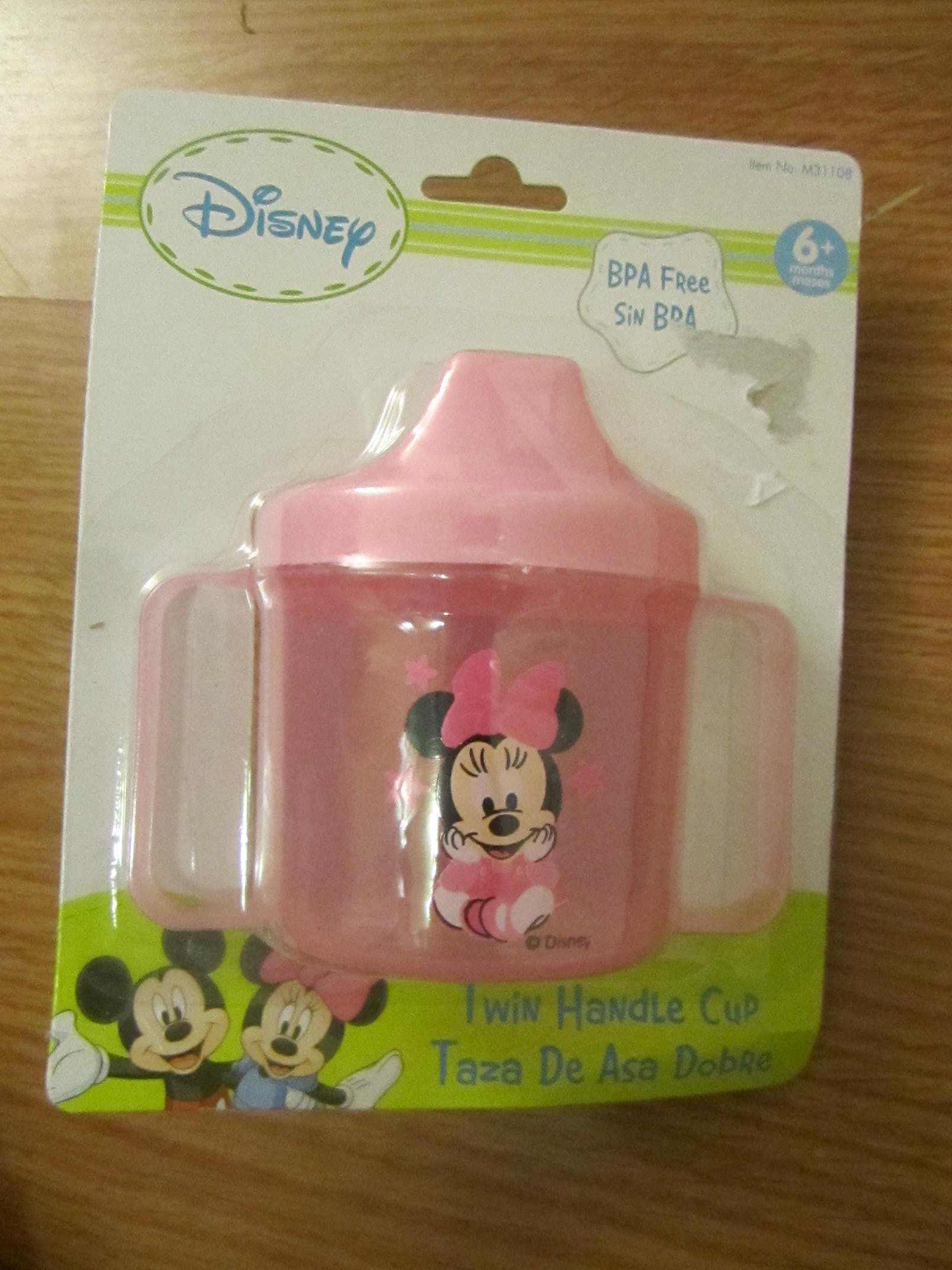 Disney Baby Mini Mouse Twin Handle Sippy Cup by