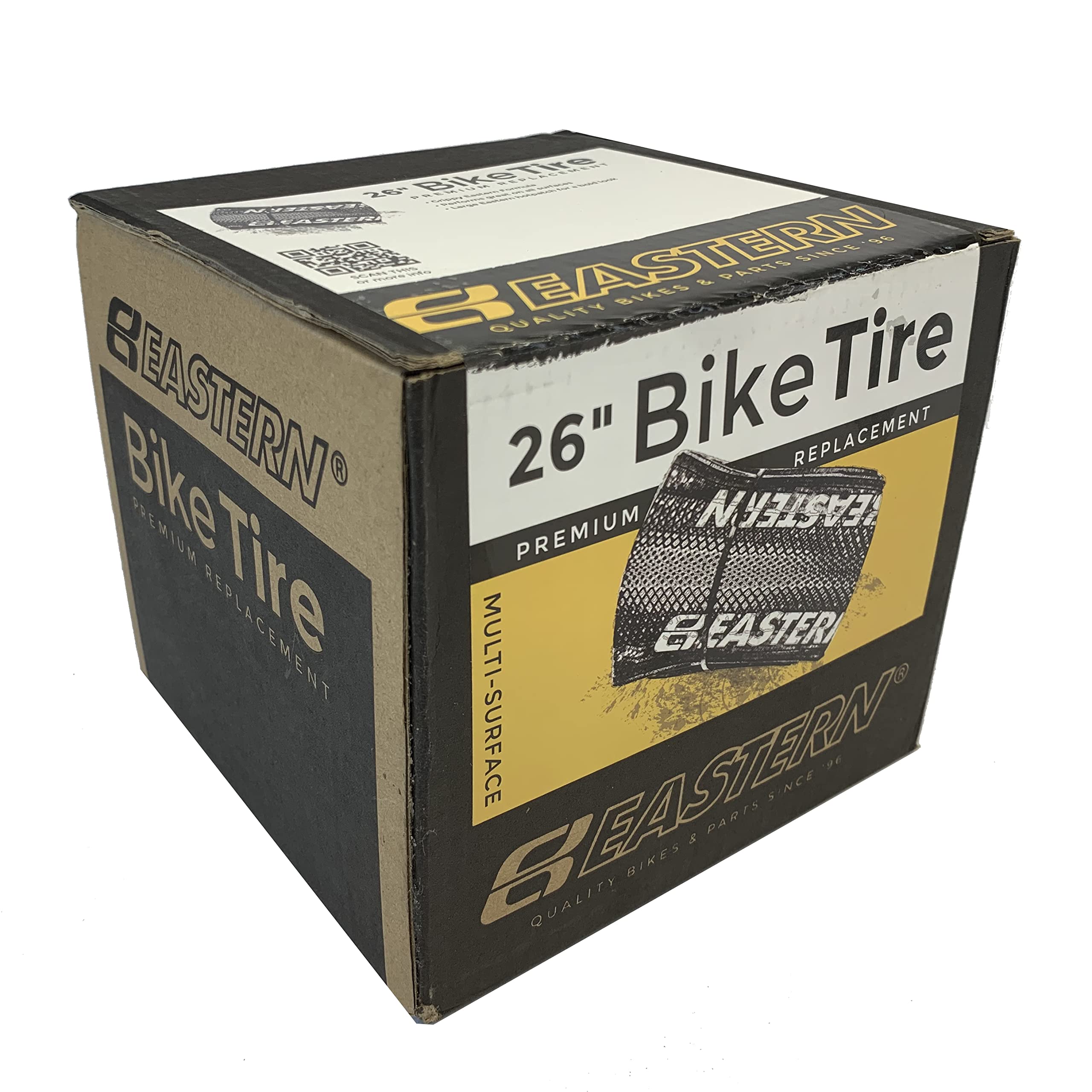 Growler Tire 26 x 2.125 Inch Tire Replacement Kits with or Without Inner Tubes. Includes Tools. Fits Bicycles with 26 x 1.75 or 26 x 2.125 Rim or Wheels. (No Logo, 2 Pack with Tubes)
